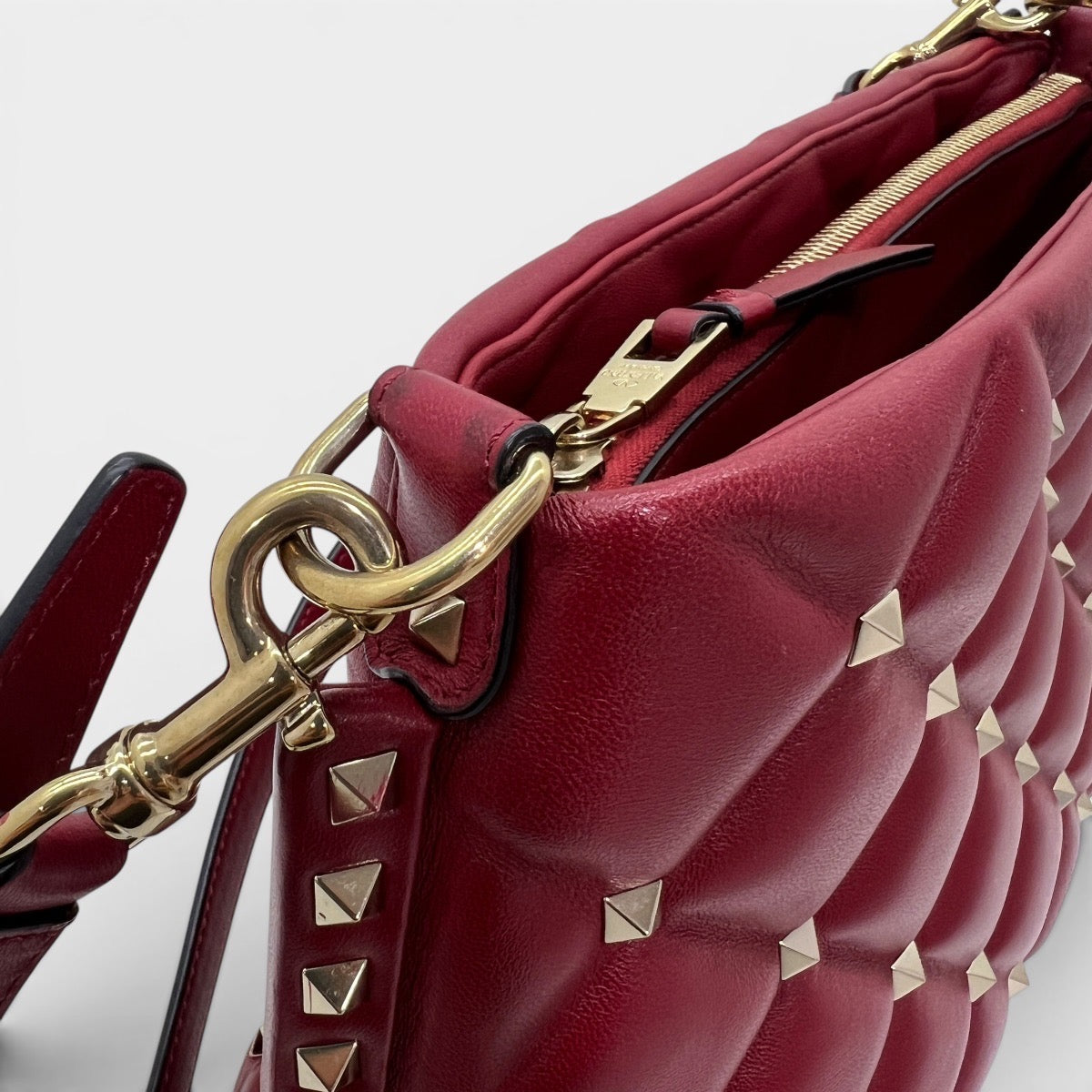 Candystud borsa a tracolla in nappa