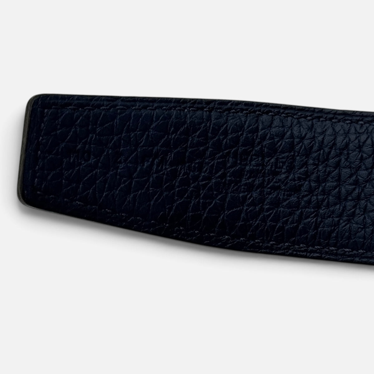 Fibbia da cintura Panache e pelle reversibile per cintura 32 mm taglia 110