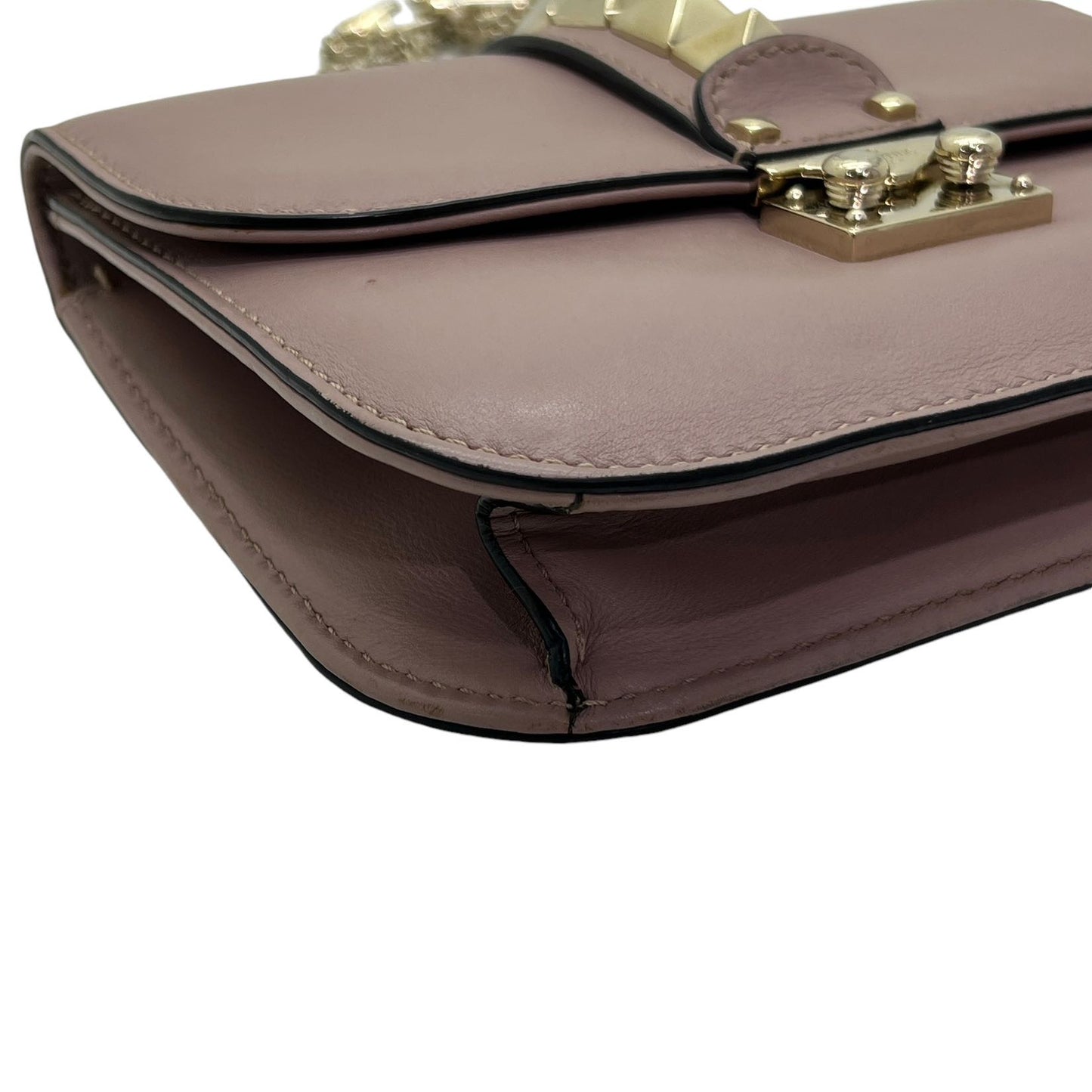 VALENTINO BORSA GLAM LOCK IN PELLE