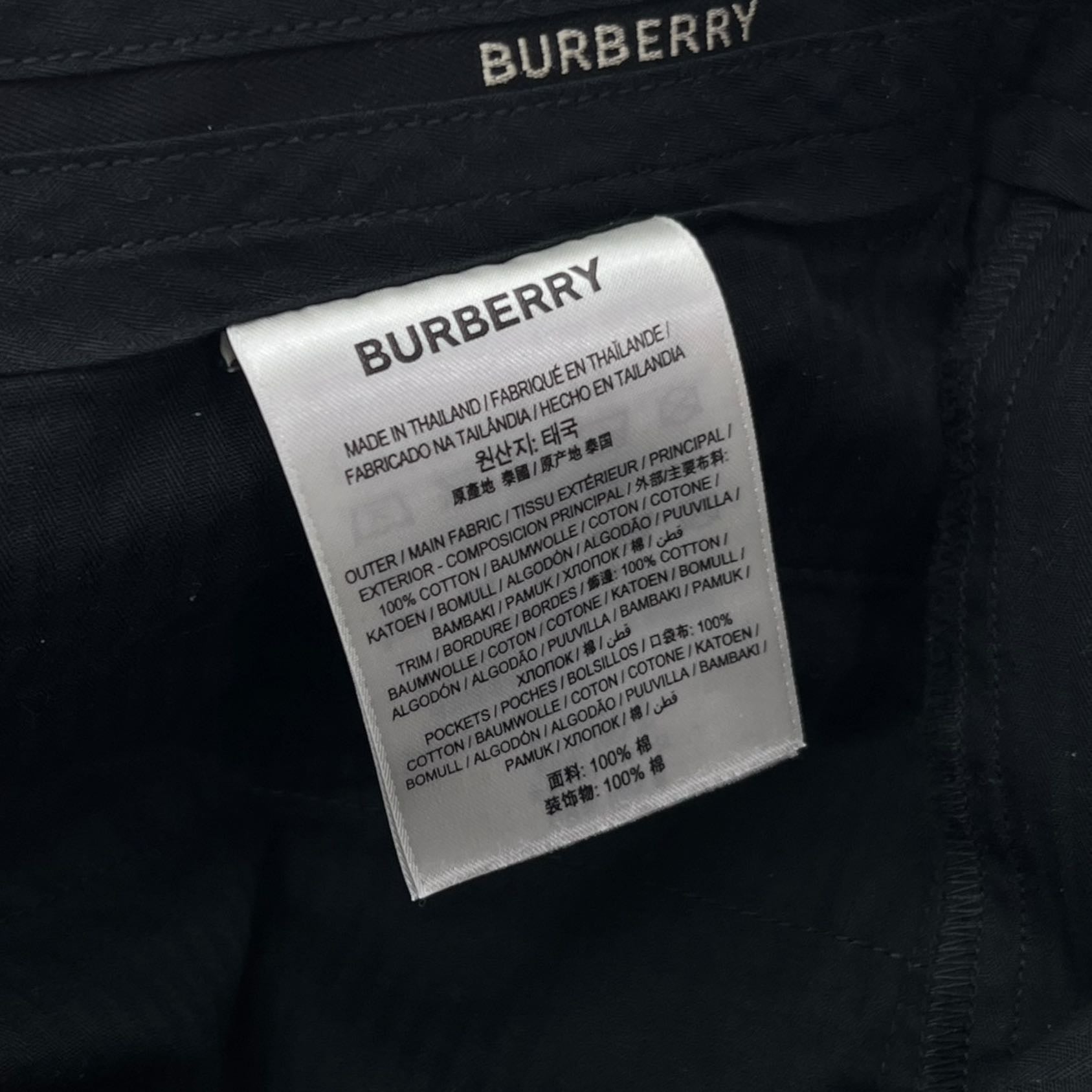 BURBERRY PANTALONI IN COTONE TG 46