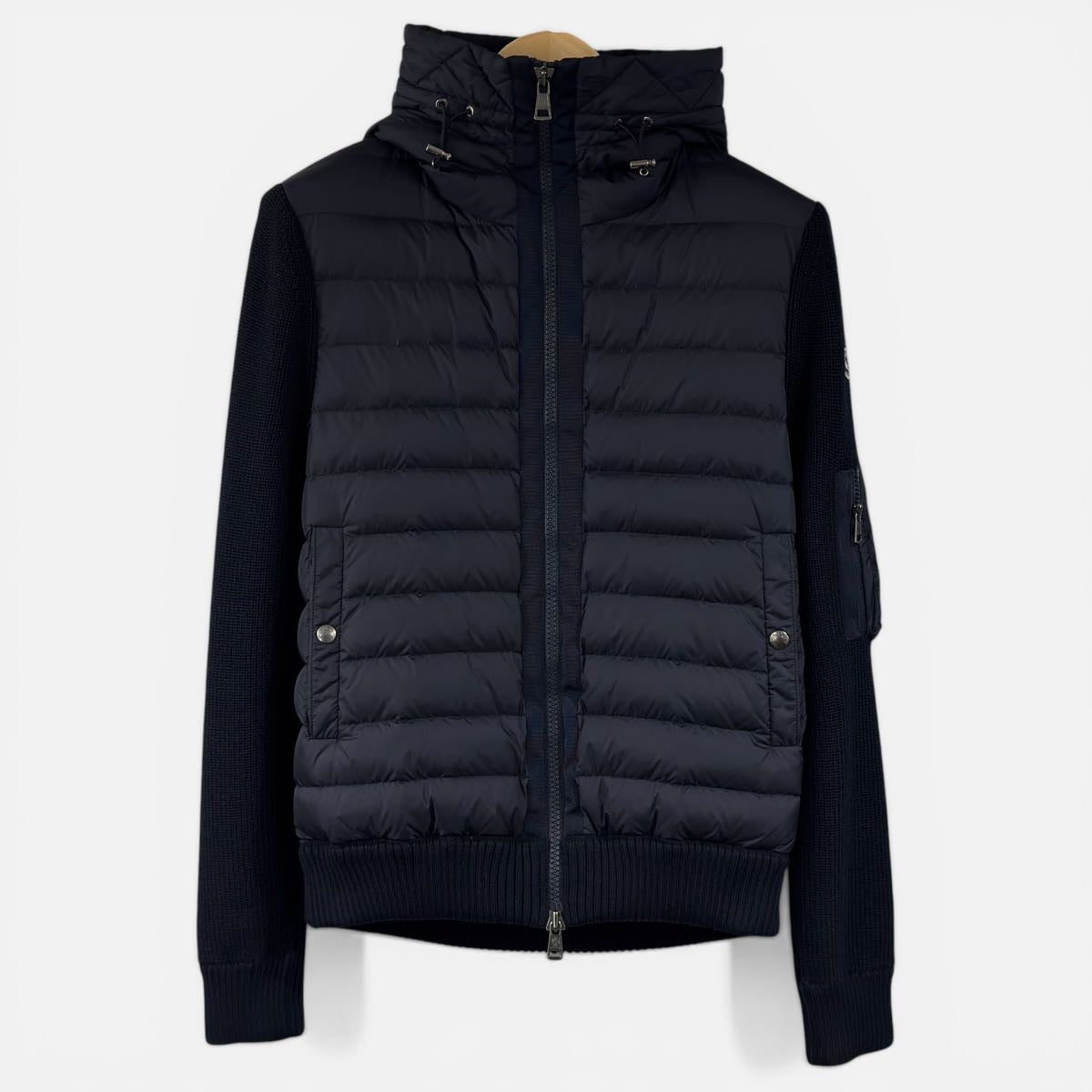 Cardigan imbottito con zip taglia L