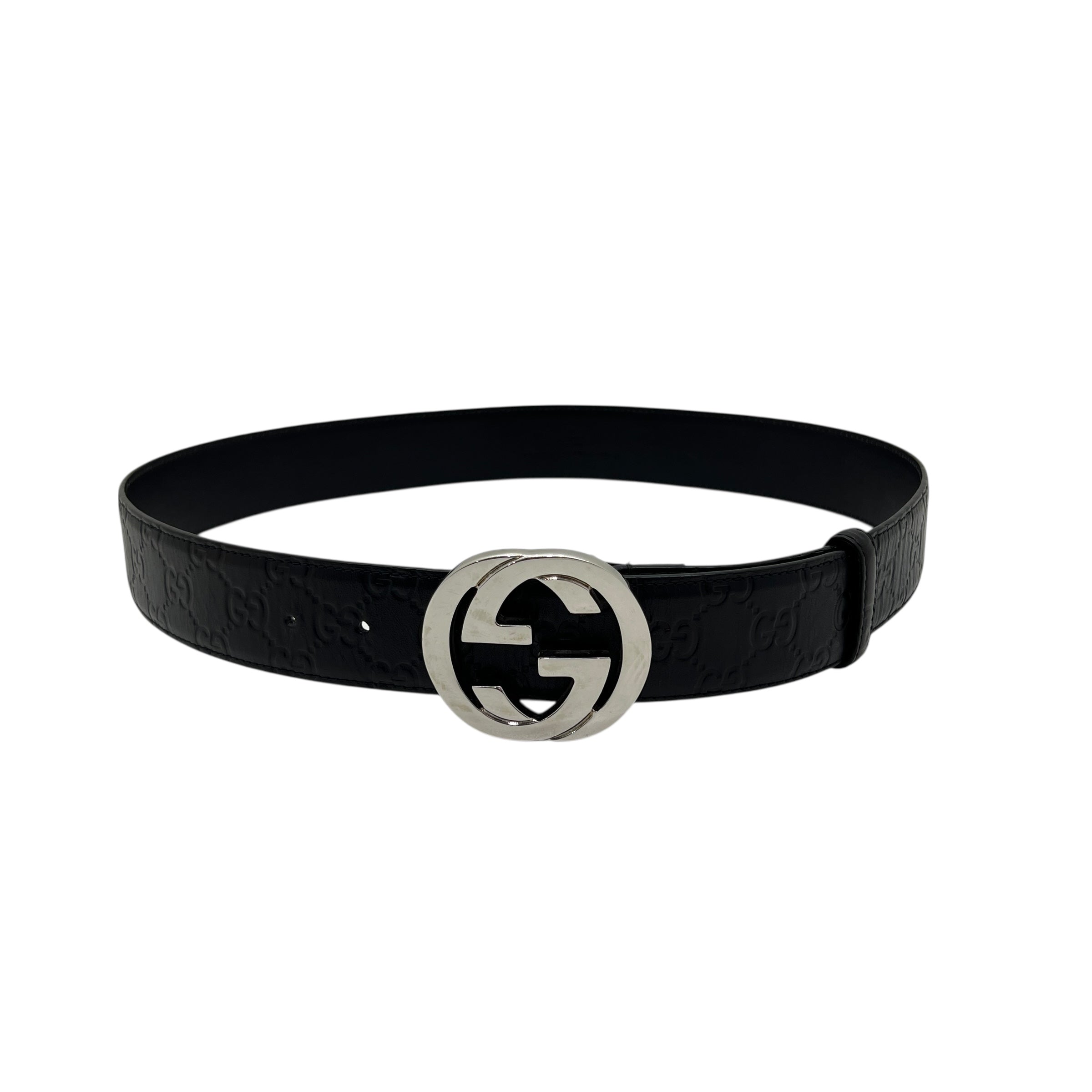 Cintura con fibbia incrocio GG Tg. 90