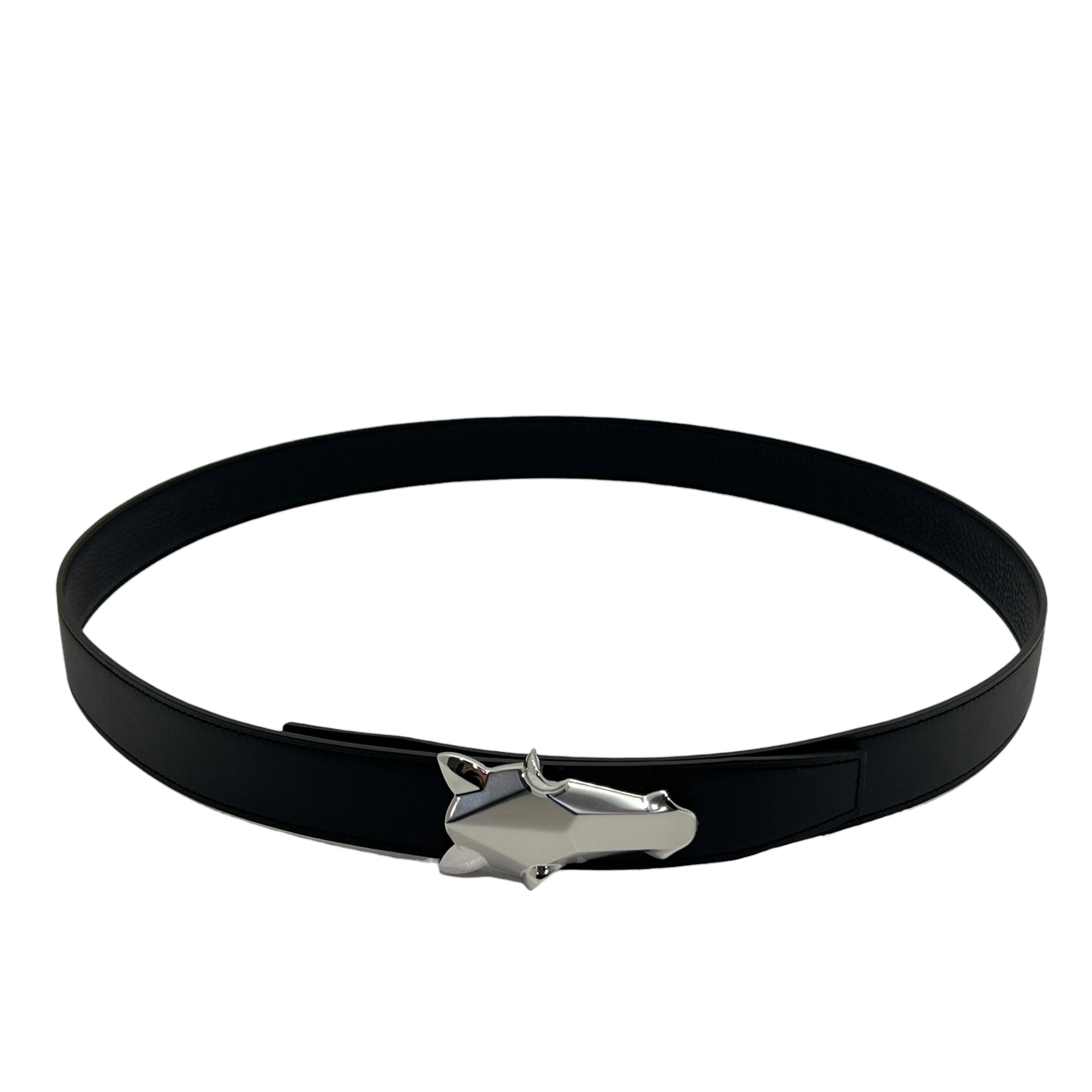 Fibbia da cintura Destrier & Pelle reversibile per cintura 32 mm taglia 105