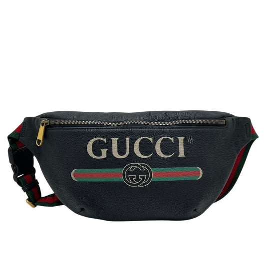 GUCCI MARSUPIO IN PELLE CON LOGO