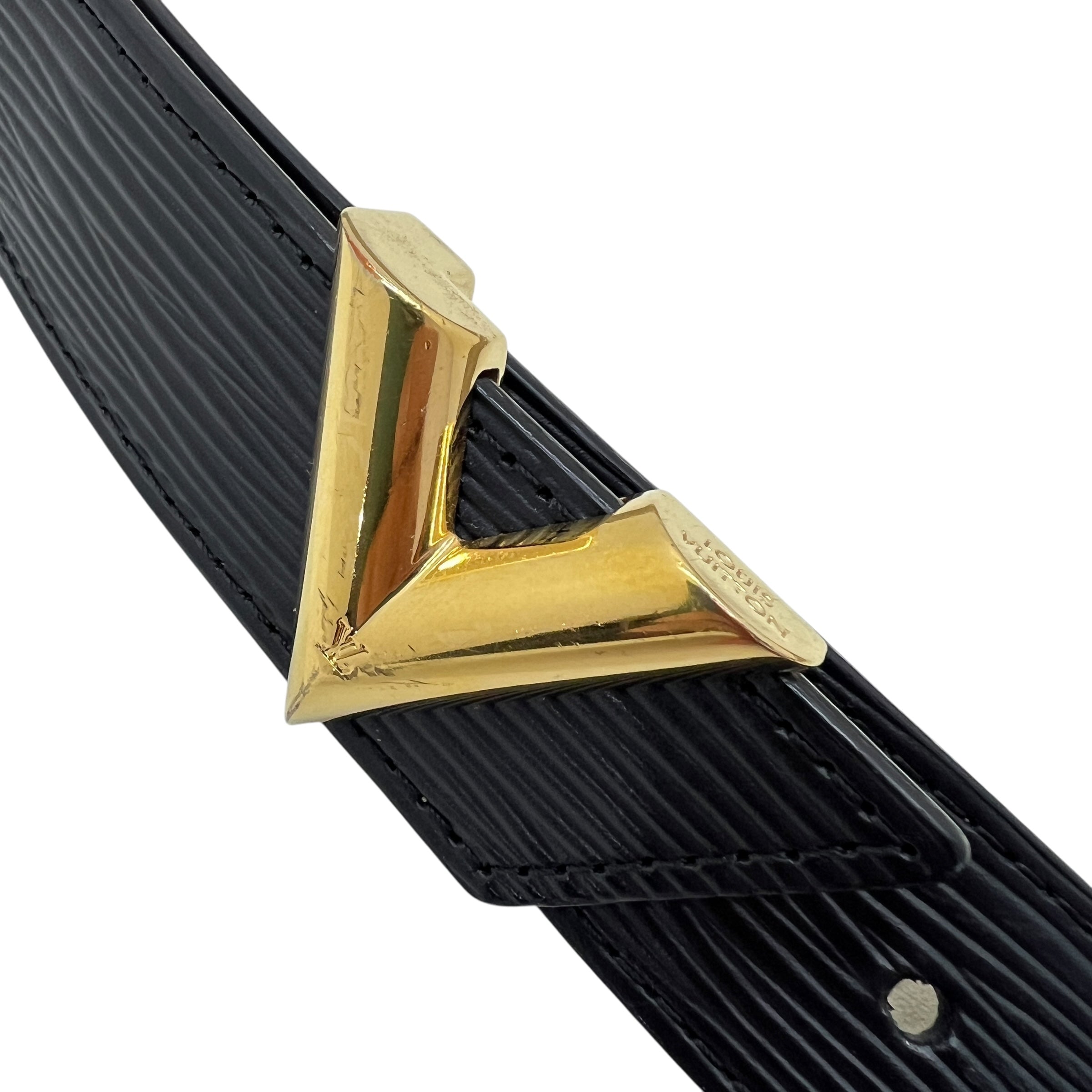 Essential V cintura in pelle Epi