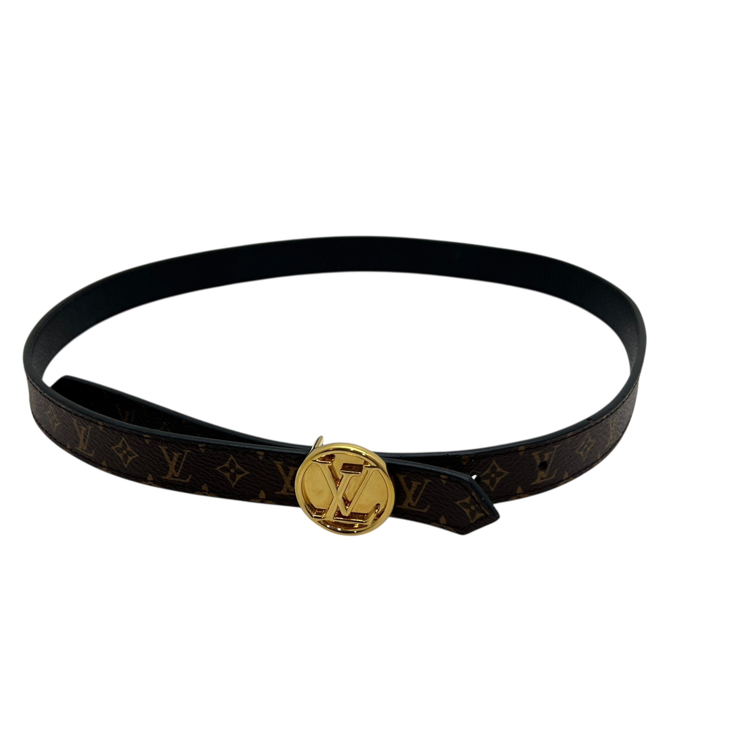 Cintura LV Circle 20mm reversibile taglia 75