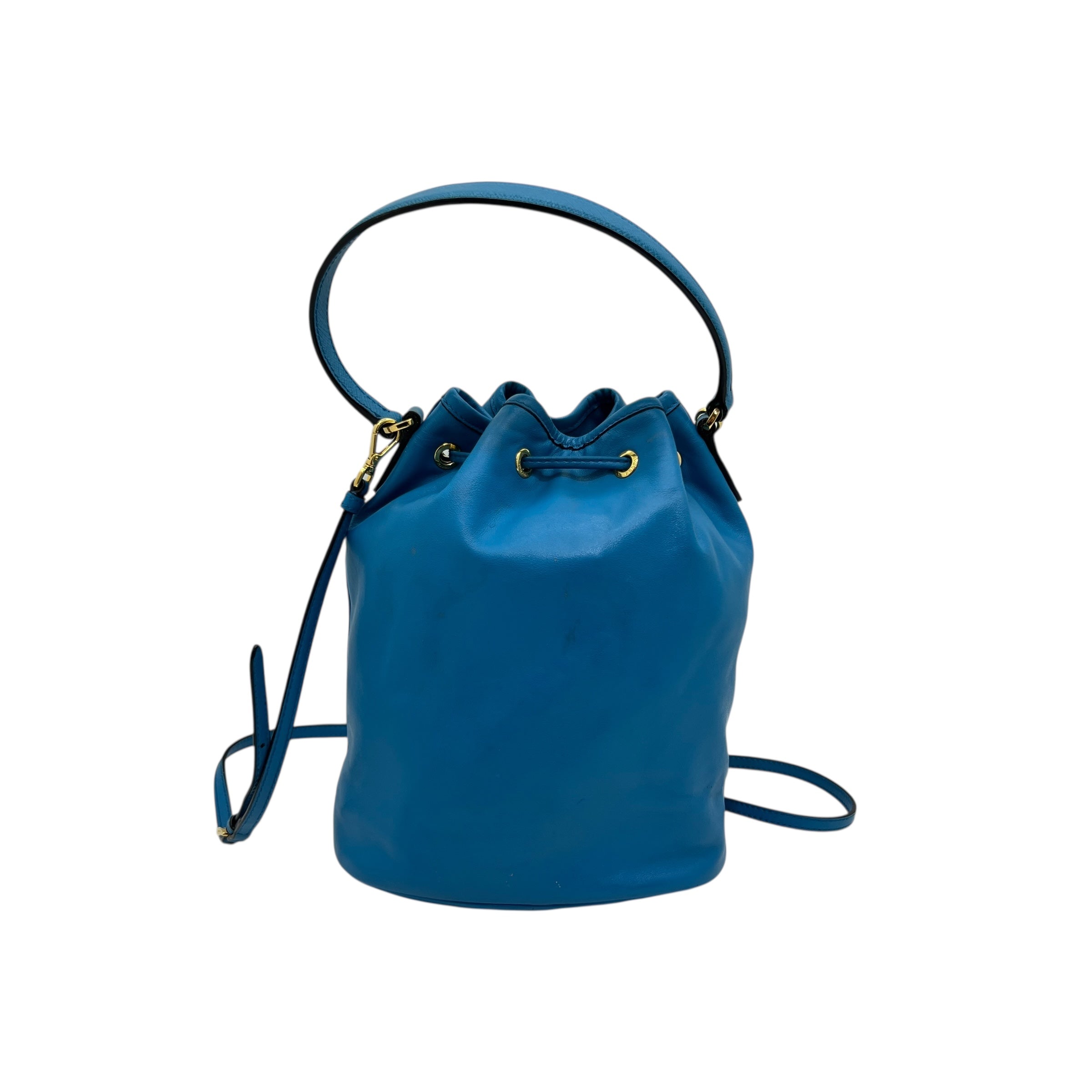 Mini secchiello Duet in pelle