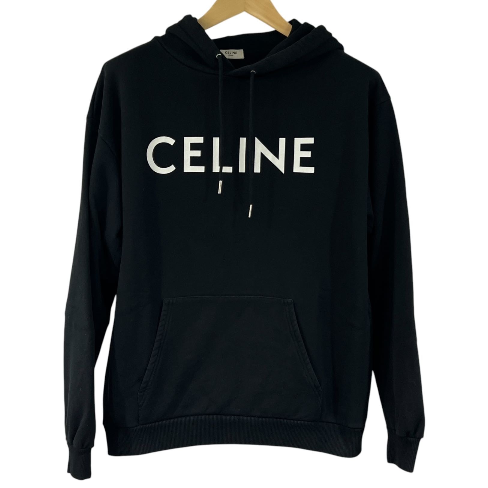 CELINE FELPA LOOSE CON CAPPUCCIO TG M