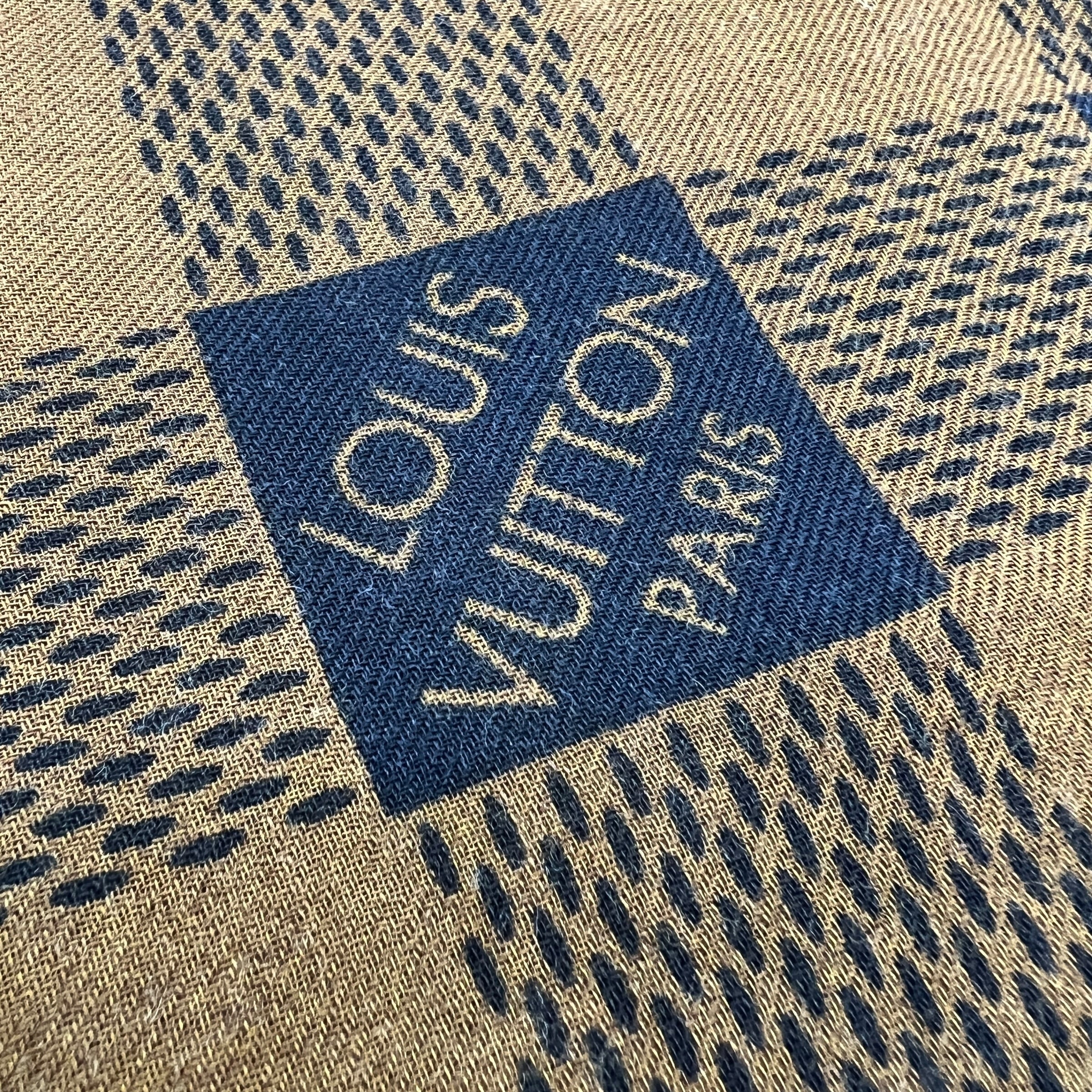 Sciarpa Damier lana - seta vintage