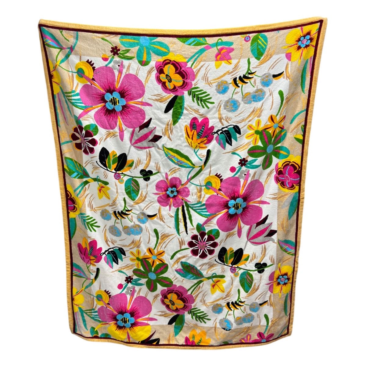 Telo mare con motivo floreale