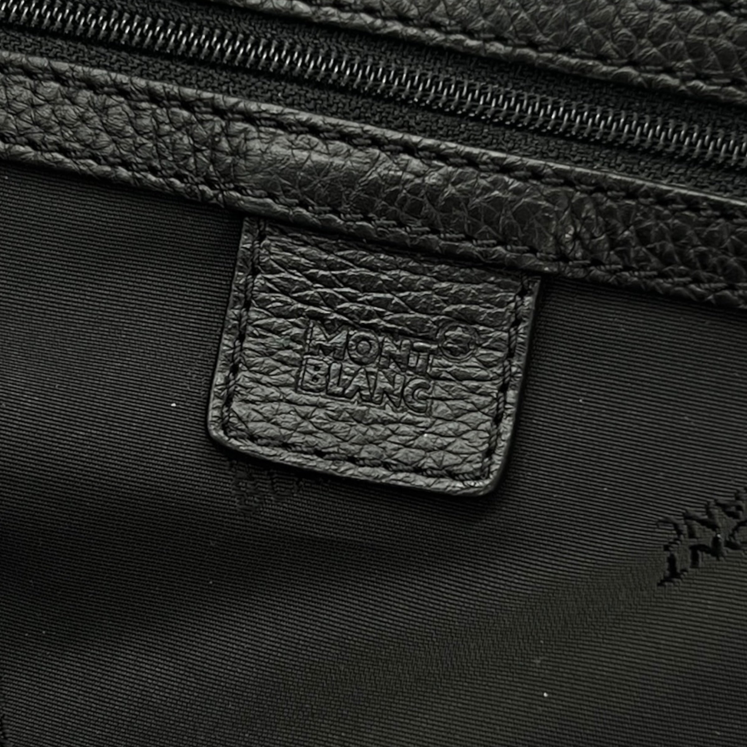 Zaino Meisterstück in pelle Soft Grain con iniziali