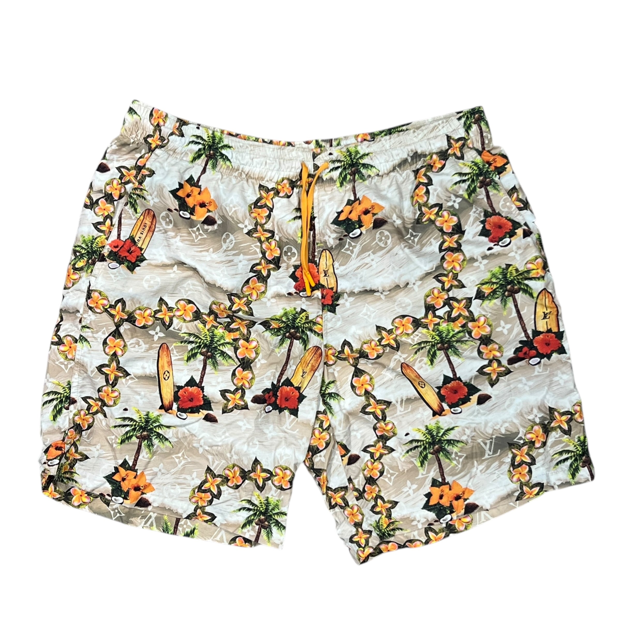 Shorts da mare in nylon taglia L