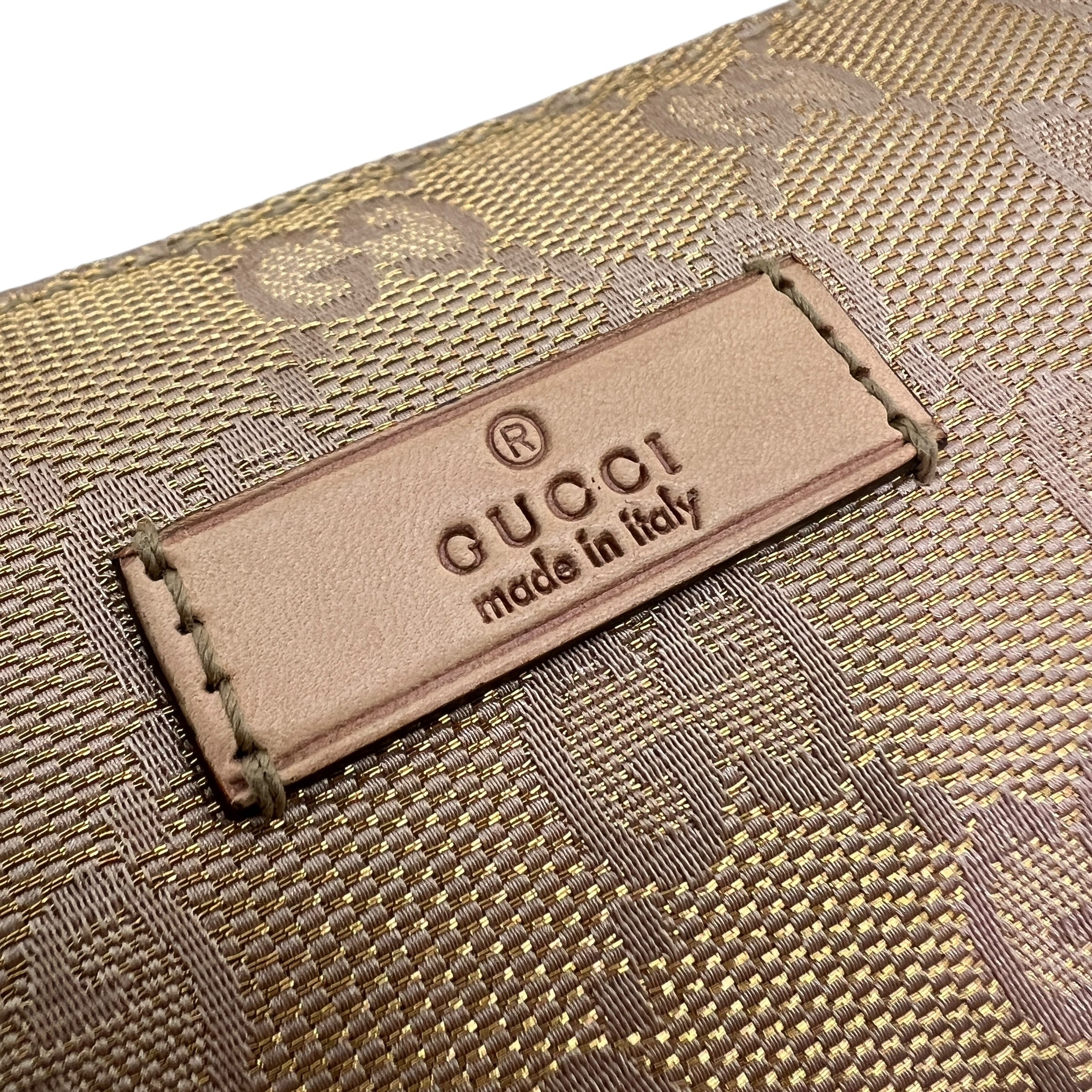 Gucci mini borsa a spalla con finitura dorata