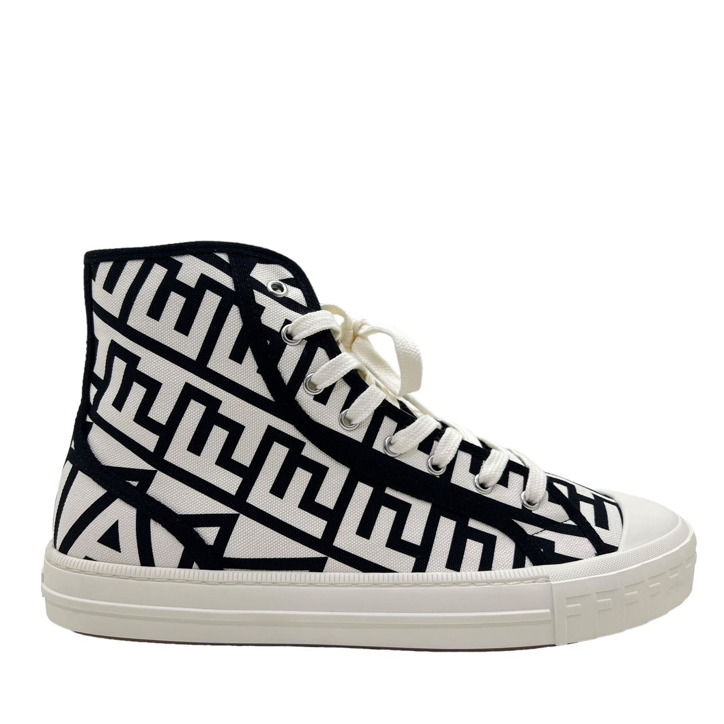 FENDI BY MARC JACOBS DOMINO HIGH SNEAKERS SIZE 43 (FITS 44.5)