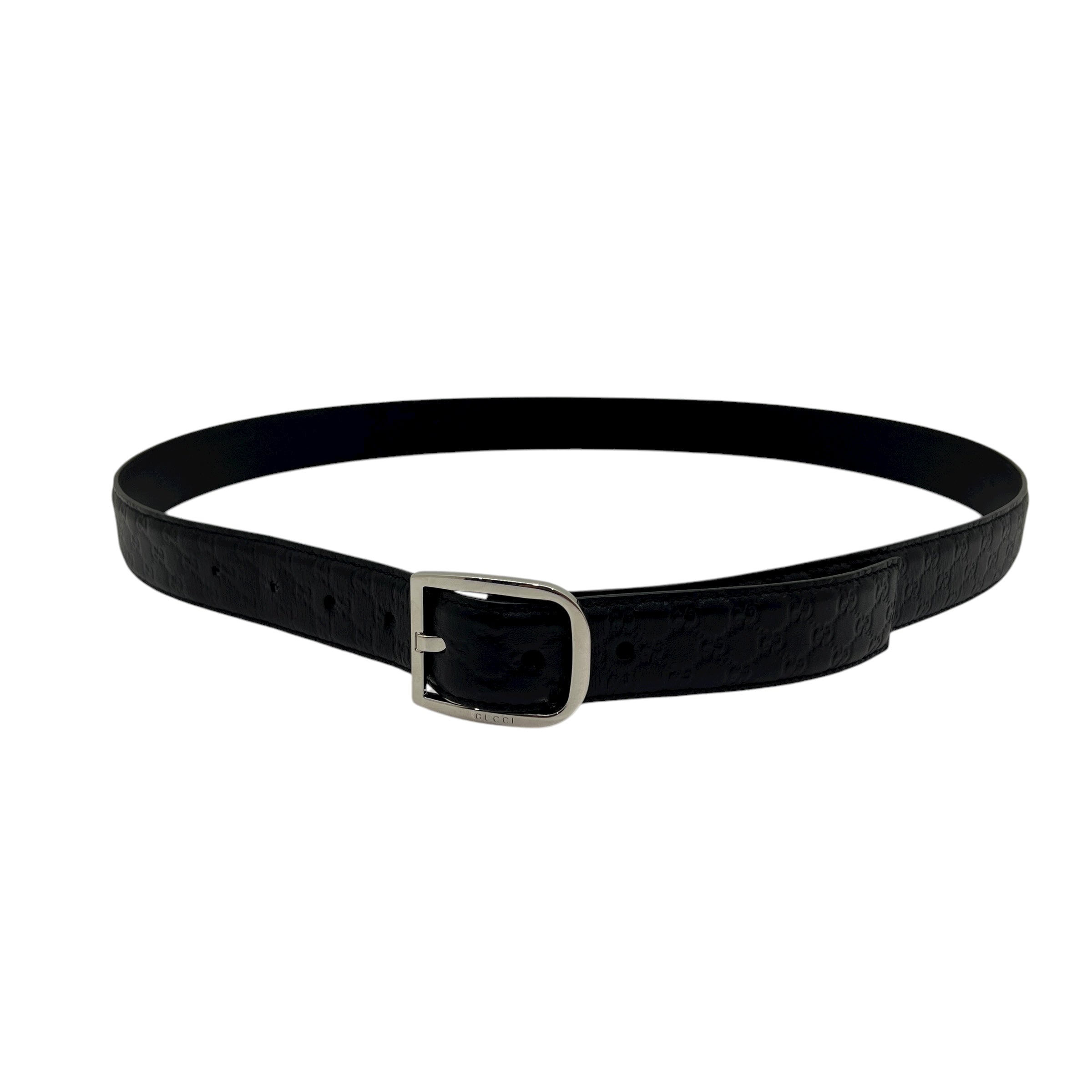 Cintura in pelle Signature