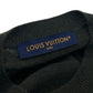 LOUIS VUITTON CREW NECK CASHMERE SWEATER WITH LV INITIALS IN RELIEF SIZE XL