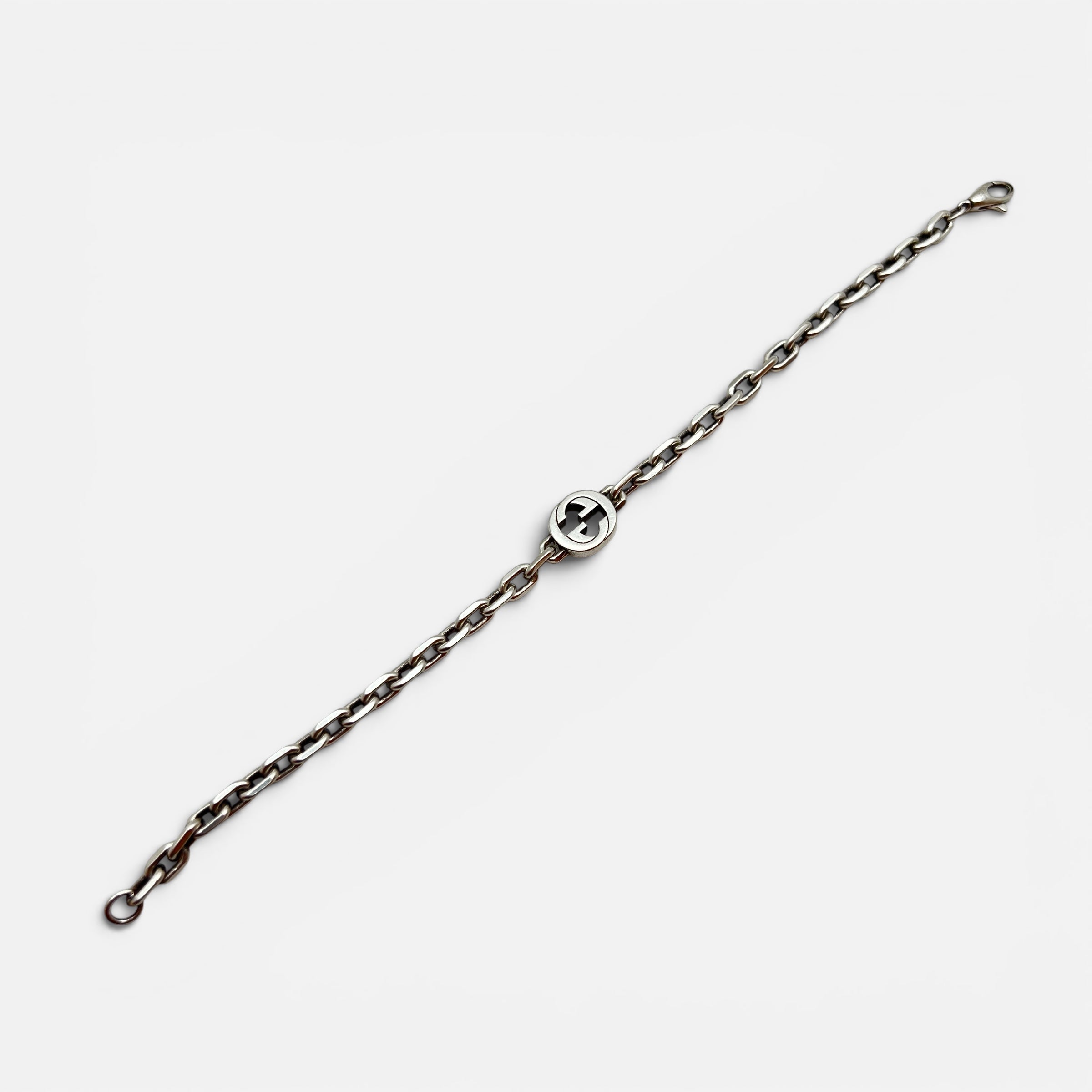 Bracciale interlockin in argento