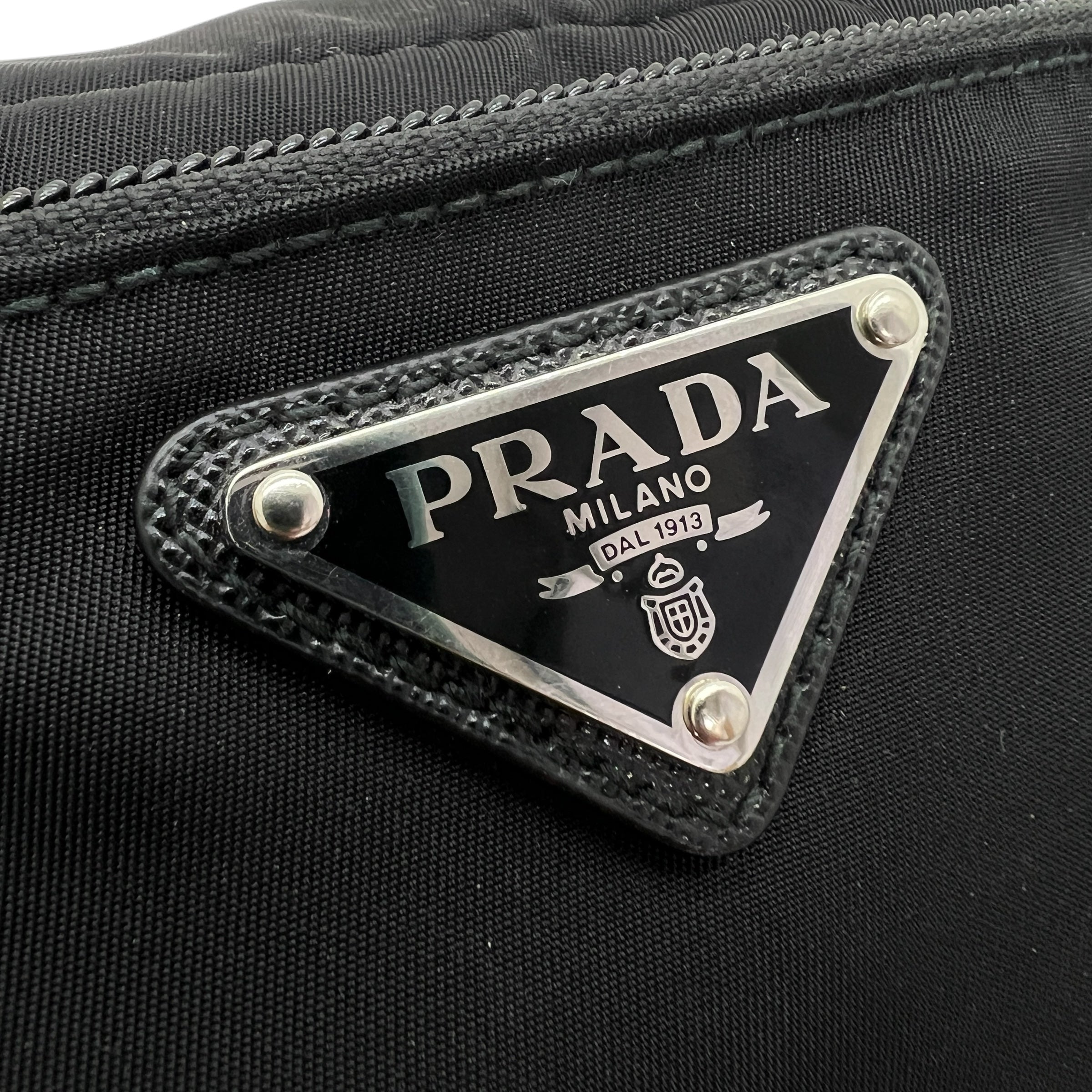 PRADA POUCH IN RE-NYLON E SAFFIANO