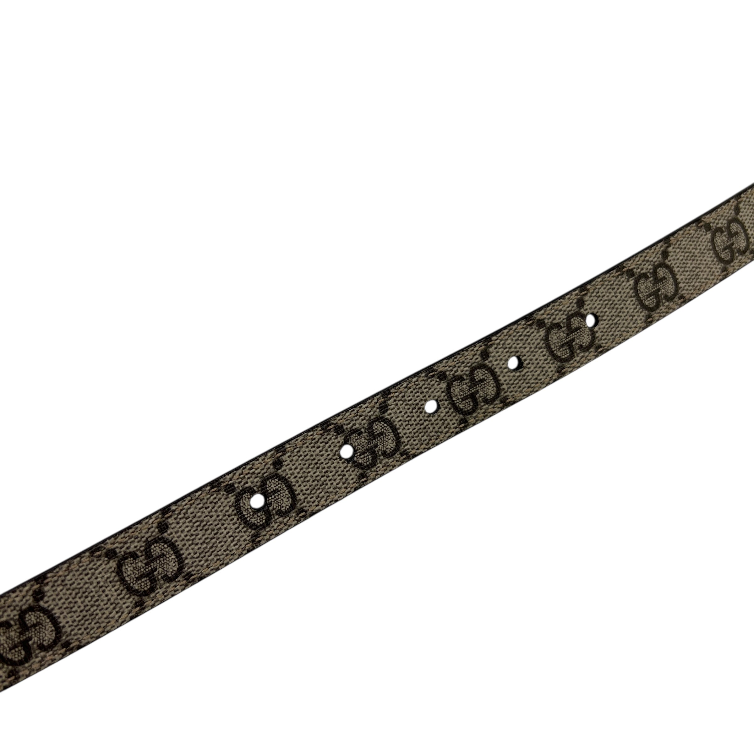 Cintura sottile reversibile GG Marmont taglia 75