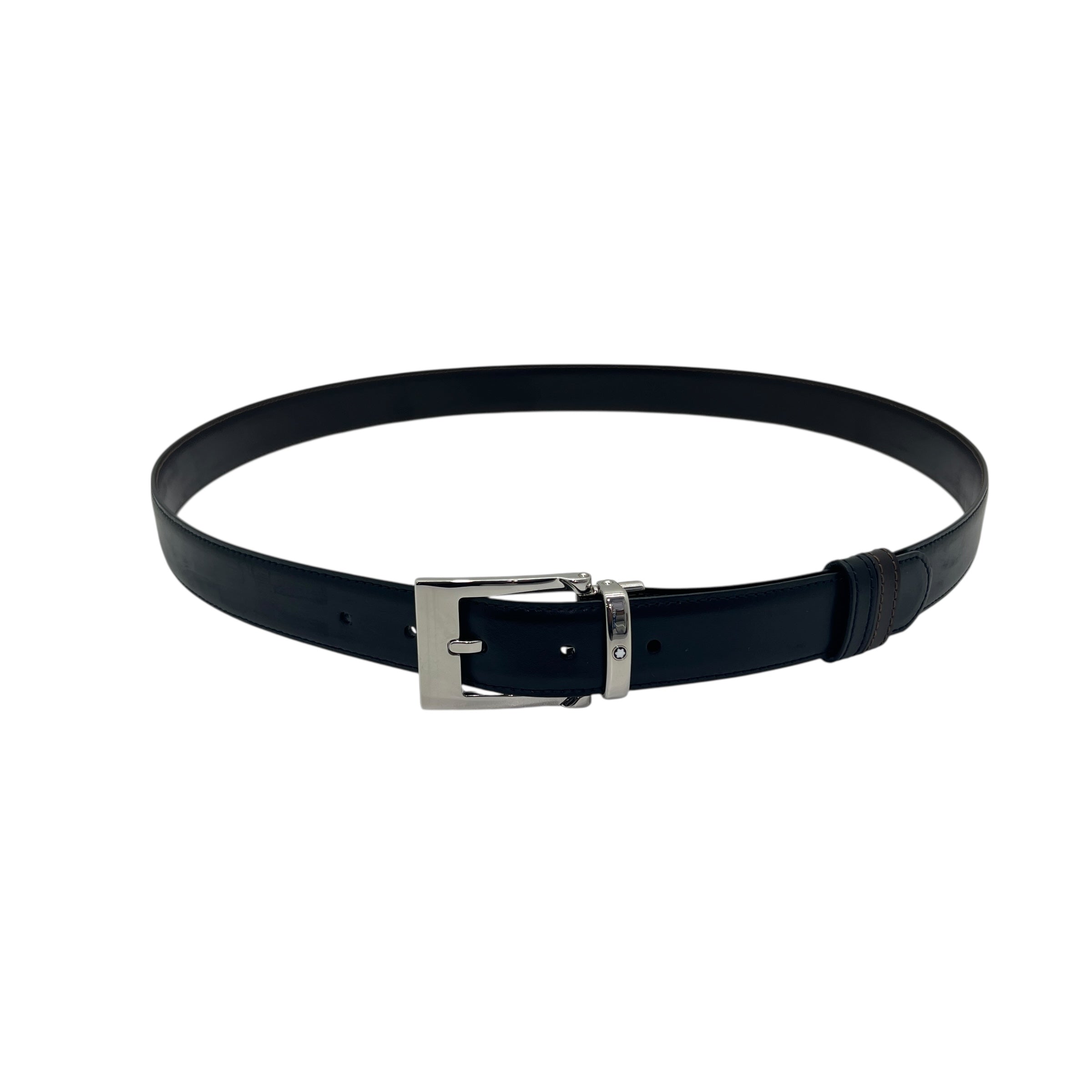 Cintura reversibile in pelle liscia Tg. 110