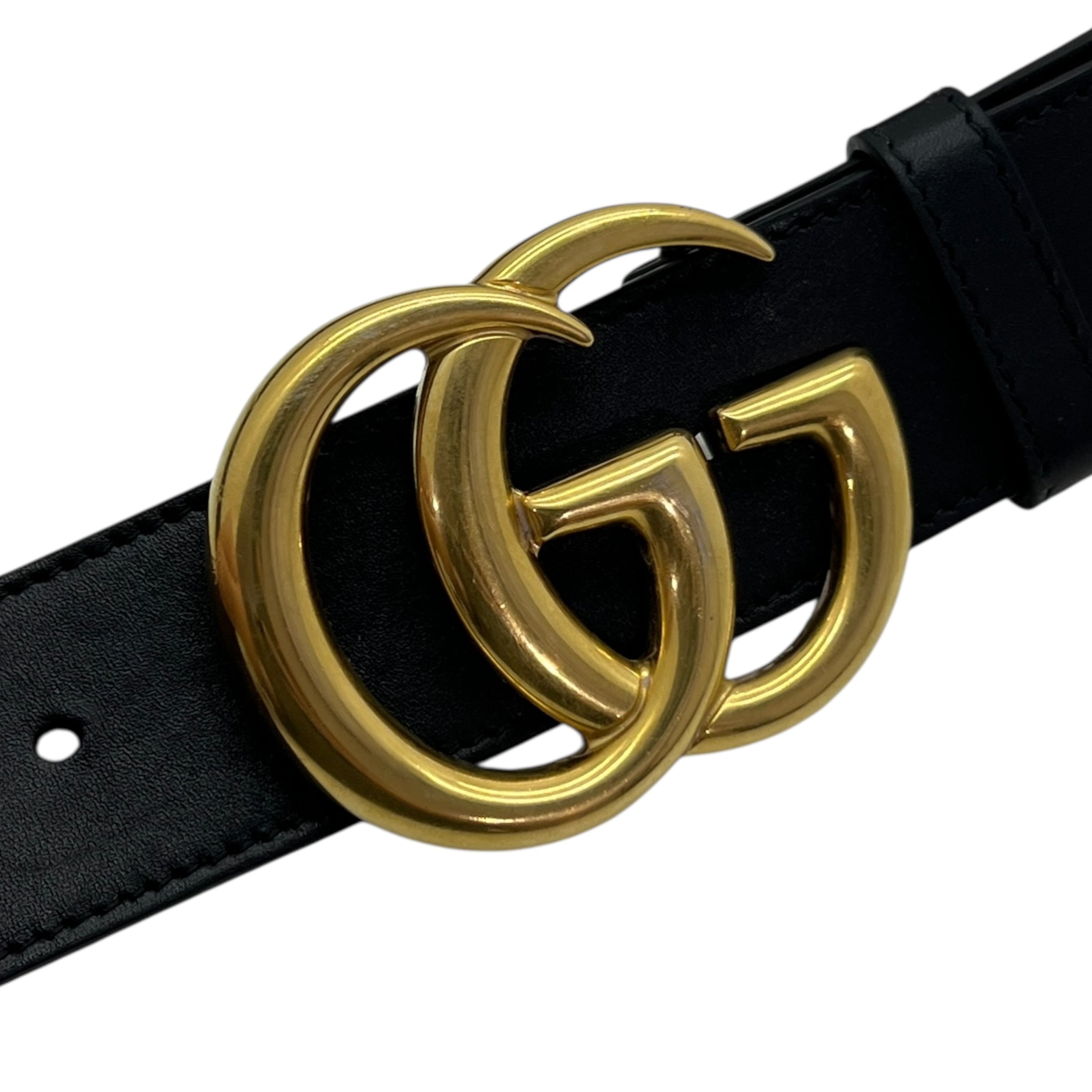 GUCCI CINTURA LARGA GG MARMONT TG 80