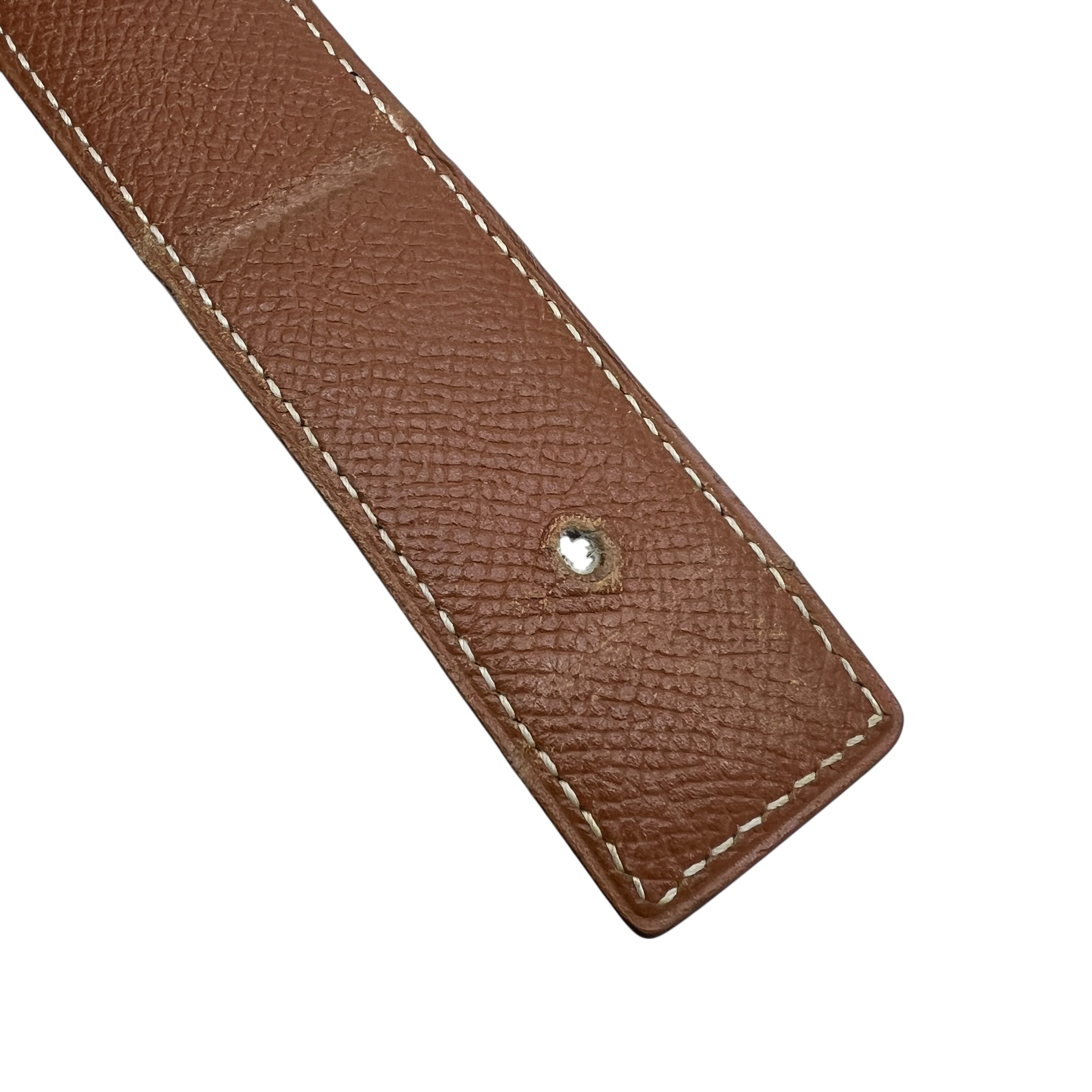 Fibbia H da cintura & pelle reversibile 32 mm