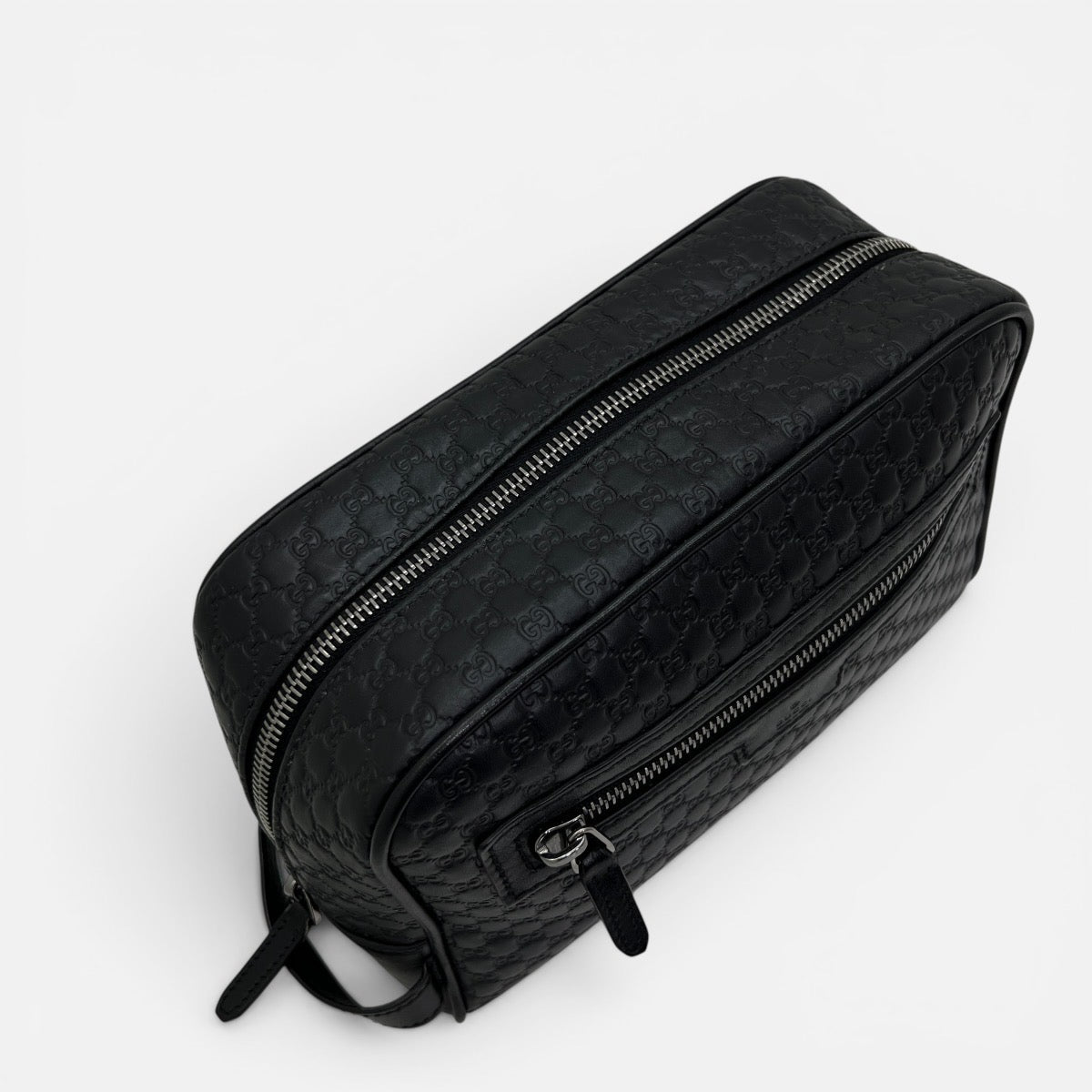 Porta necessaire in pelle Micro Guccissima