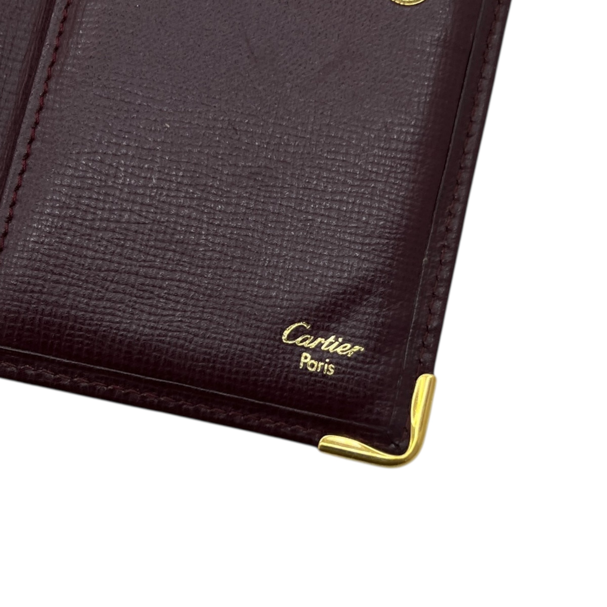 Portafoglio Must De Cartier vintage in pelle