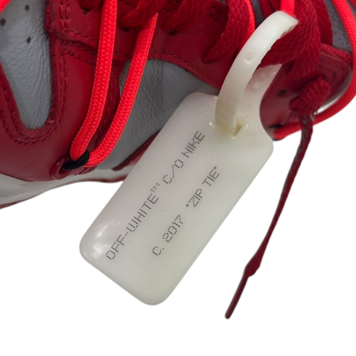 DUNK LOW X OFF-WHITE UNIVERSITY RED TG 40