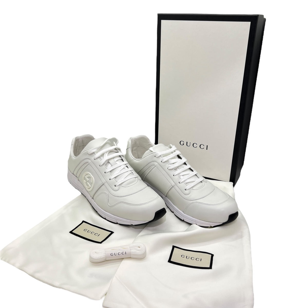 GUCCI INTERLOCKING SNEAKERS TG 10