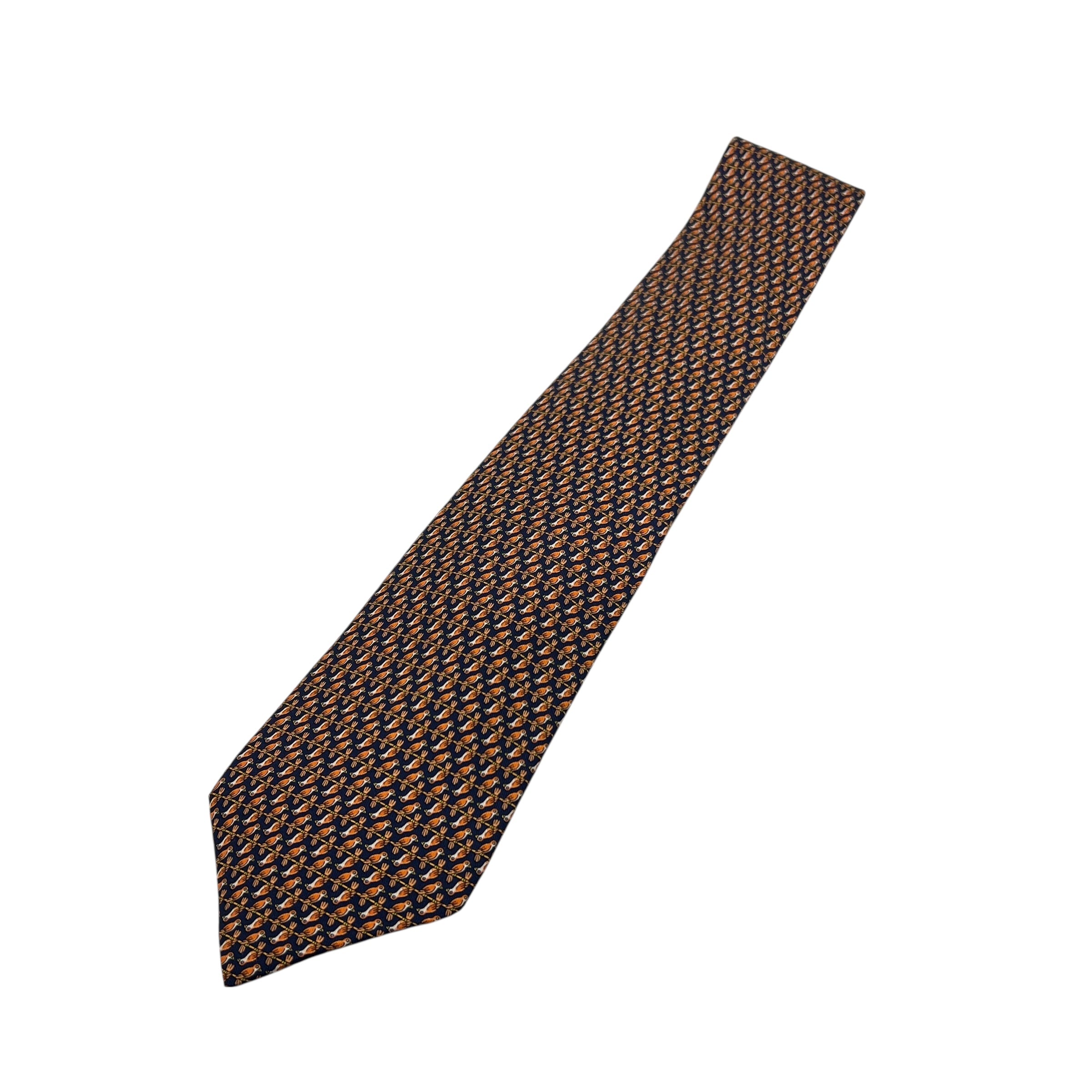 Hermès cravatta in seta