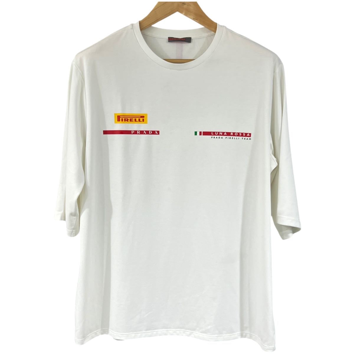 PRADA LUNA ROSSA PIRELLI T-SHIRT OVERSIZE TG L