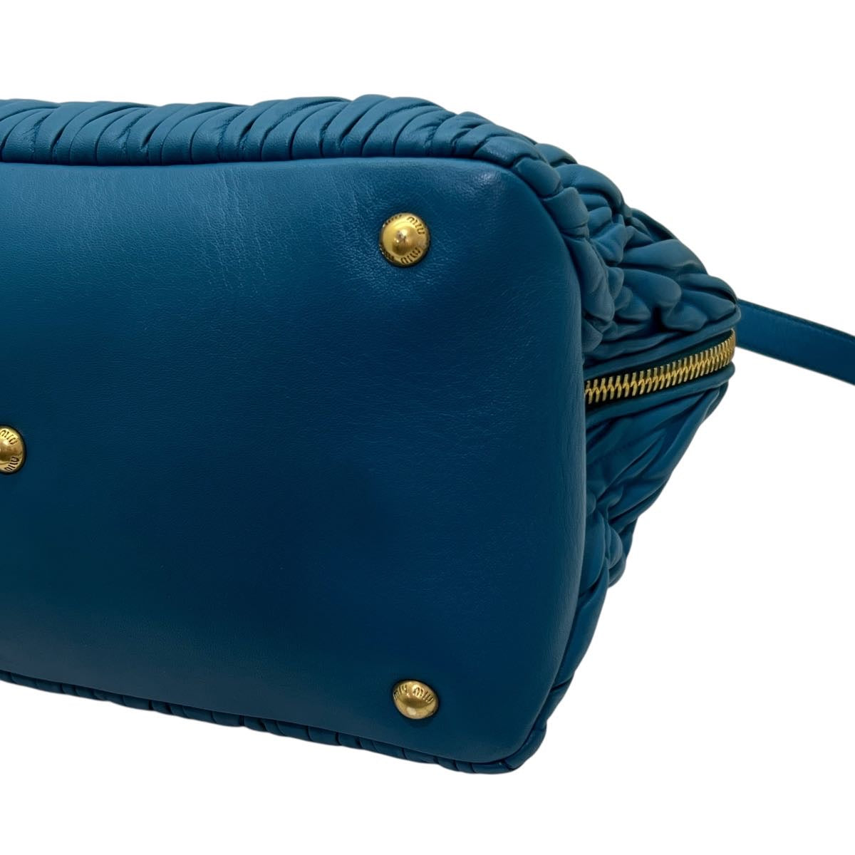 MIU MIU BORSA A TRACOLLA IN NAPPA GOFFRATA