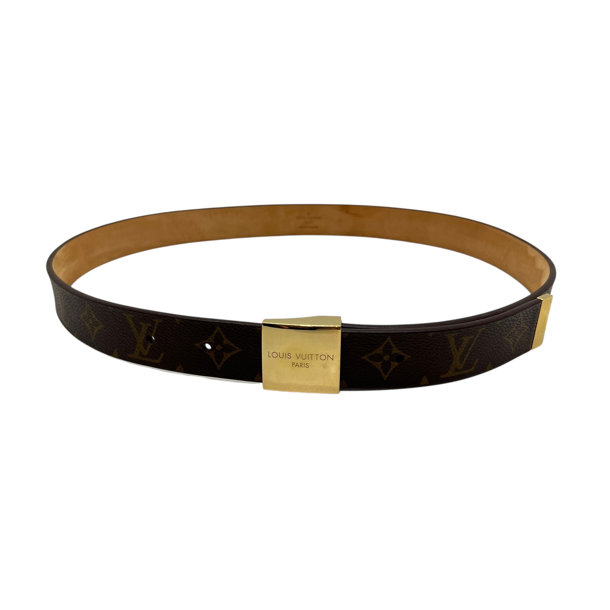 Ceinture Carrè Monogram cintura Mis. 95