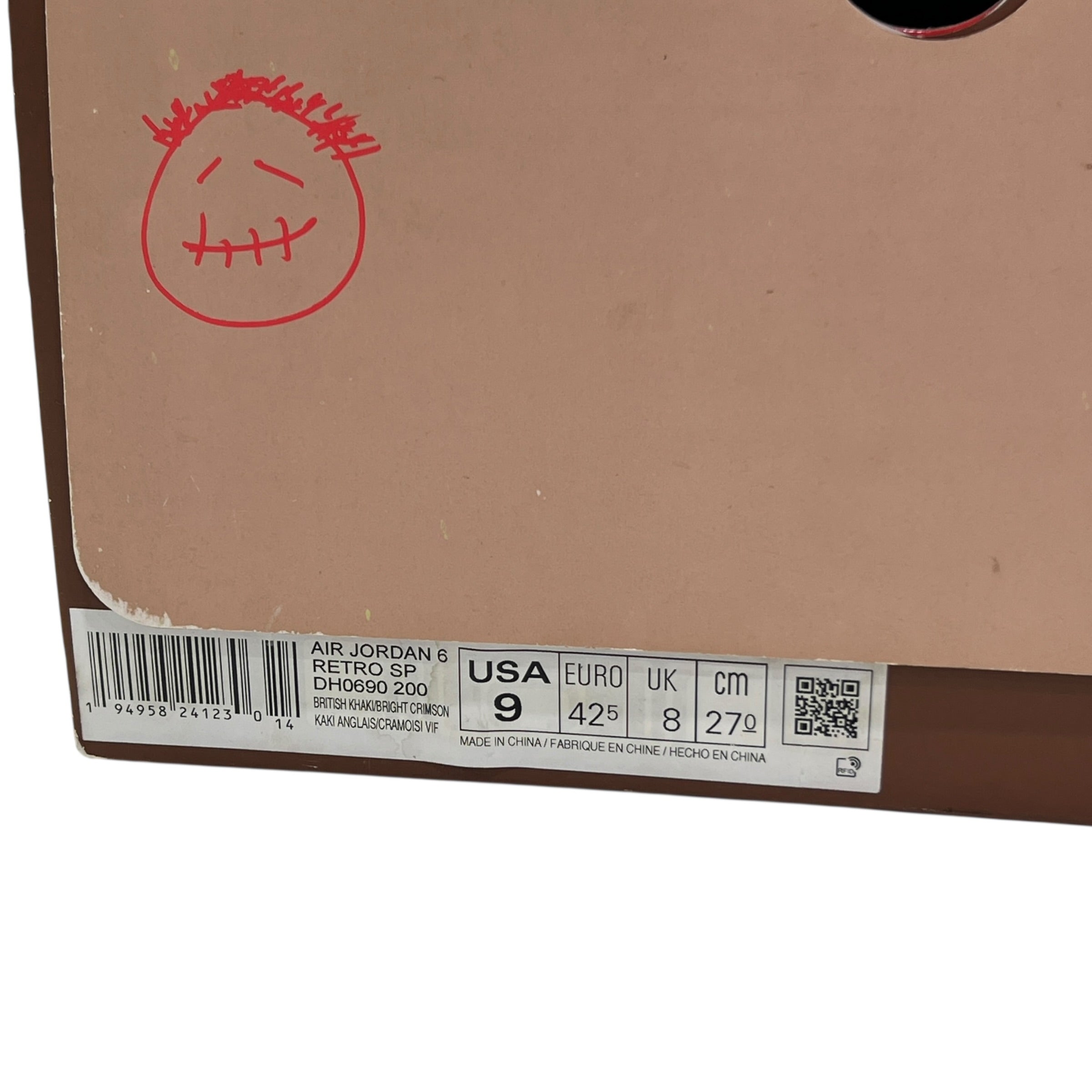 Travis Scott British Khaki taglia 42,5