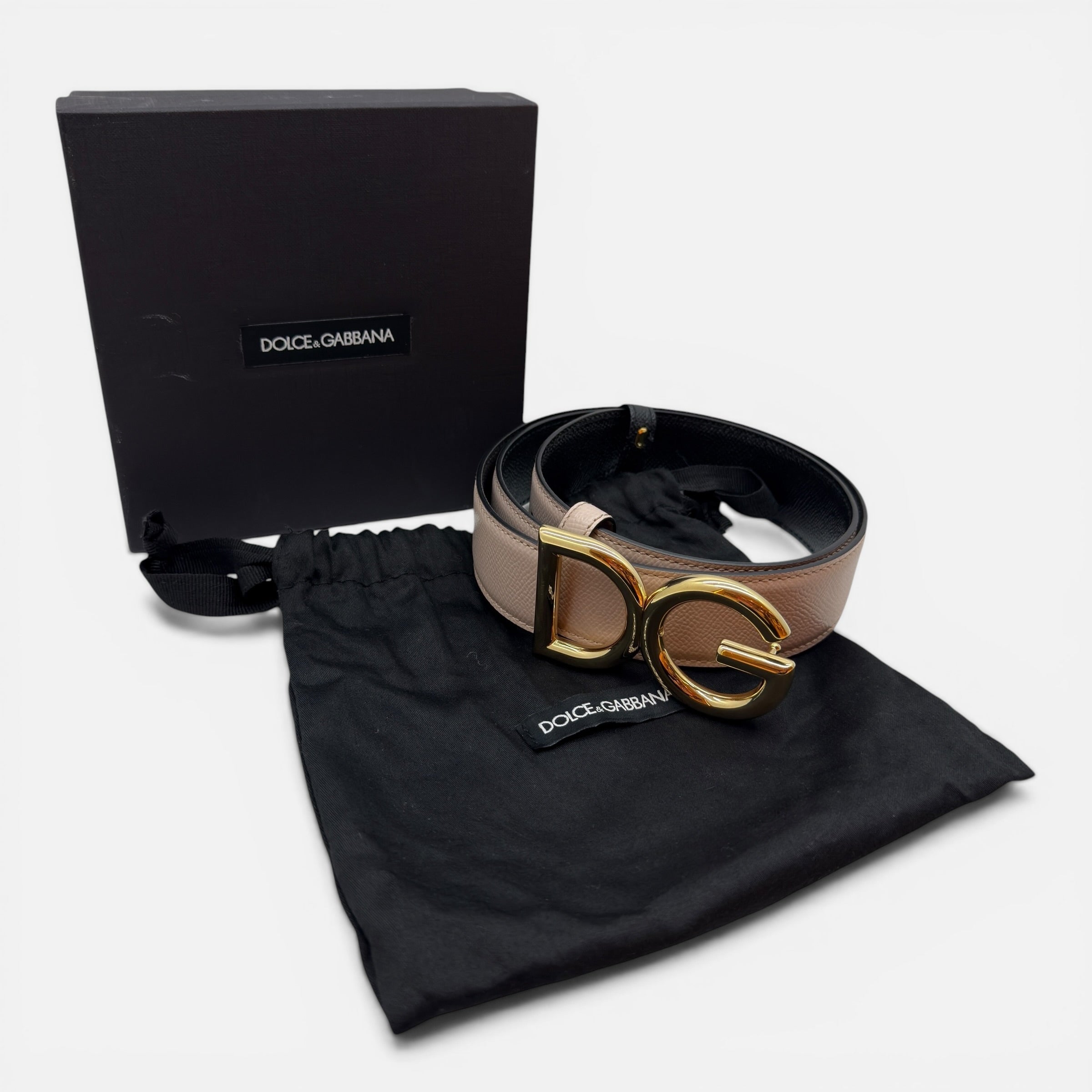 Cintura reversibile in pelle taglia 90