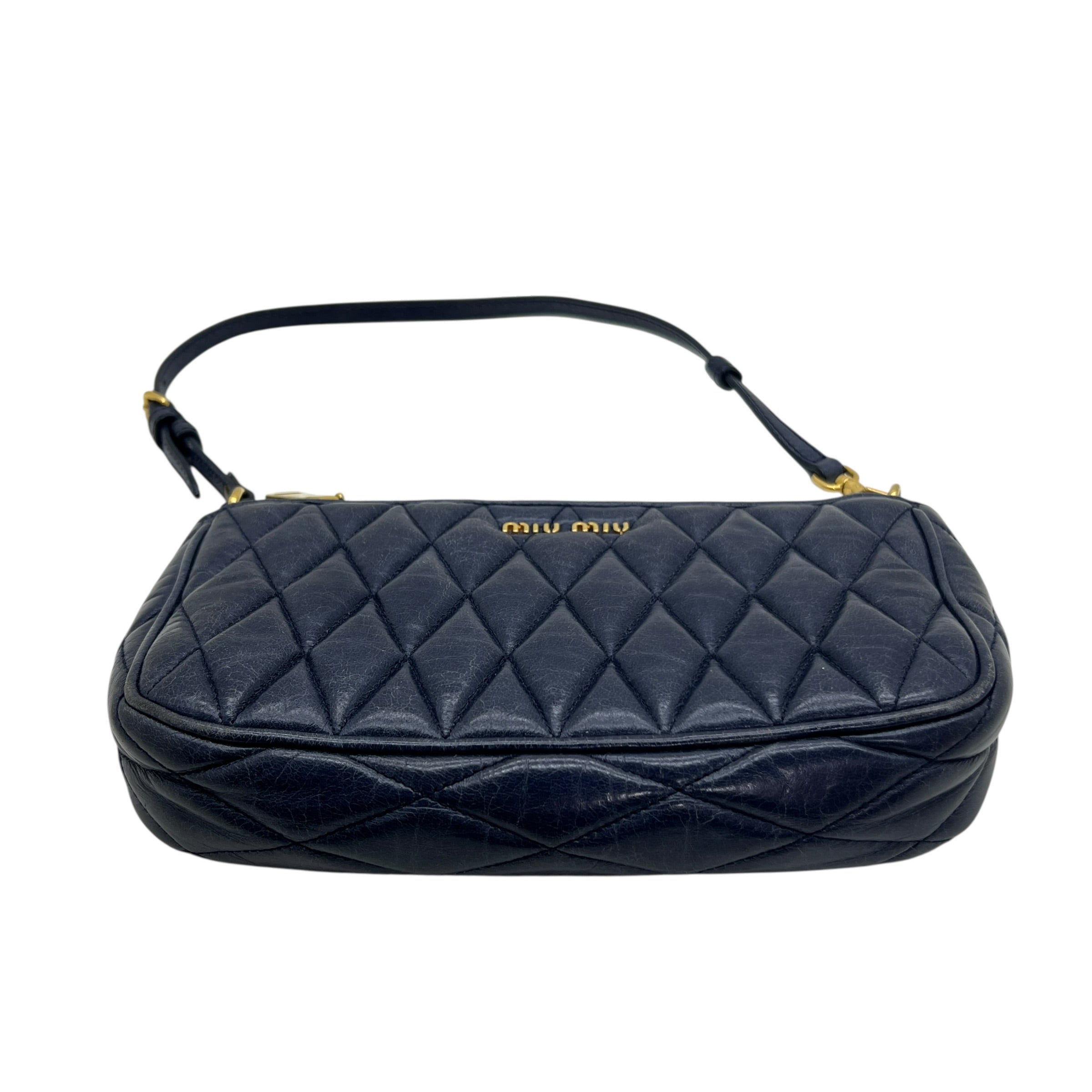 Mini borsa in pelle goffrata