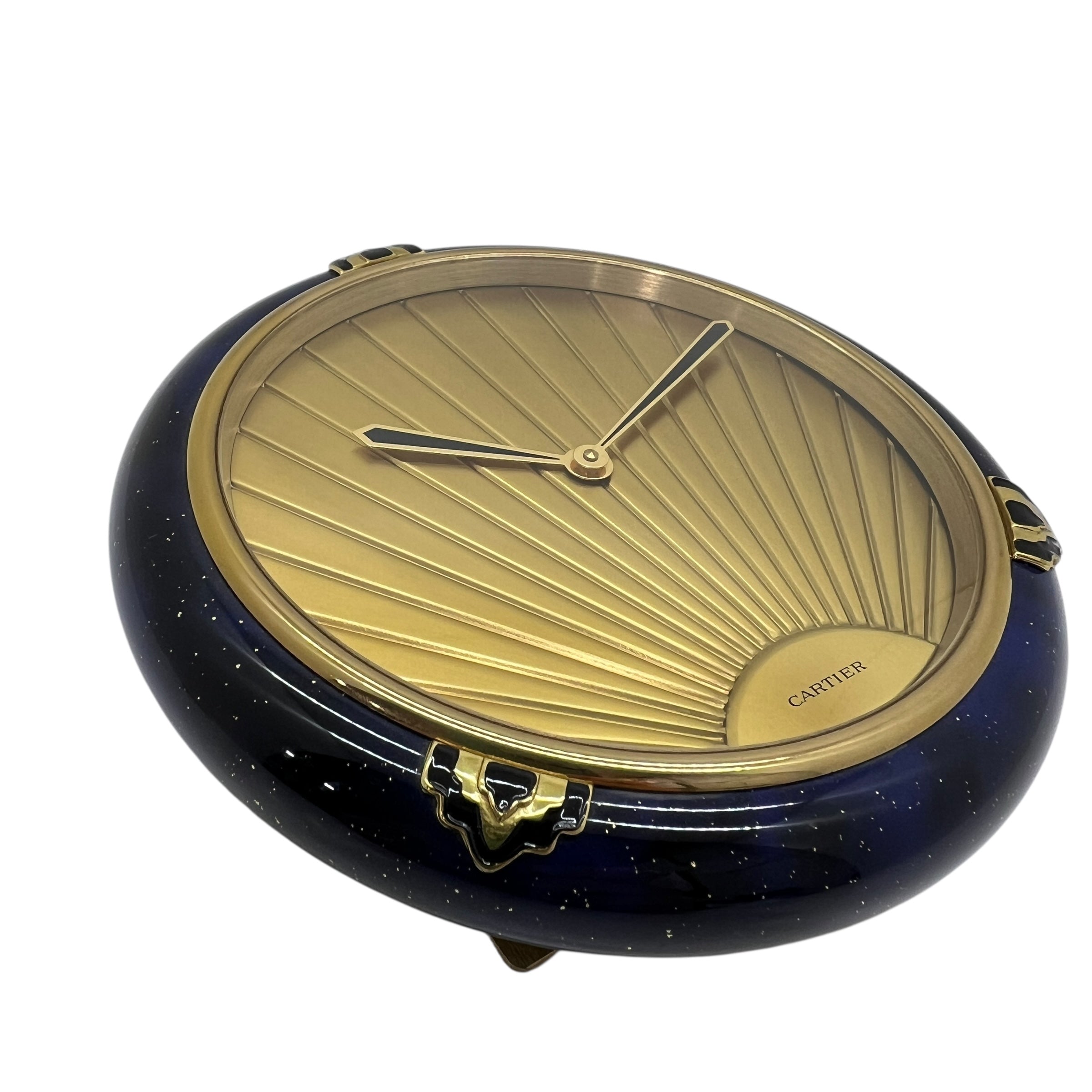 CARTIER ART DECÓ LAPIS OROLOGIO DA TAVOLO AL QUARZO