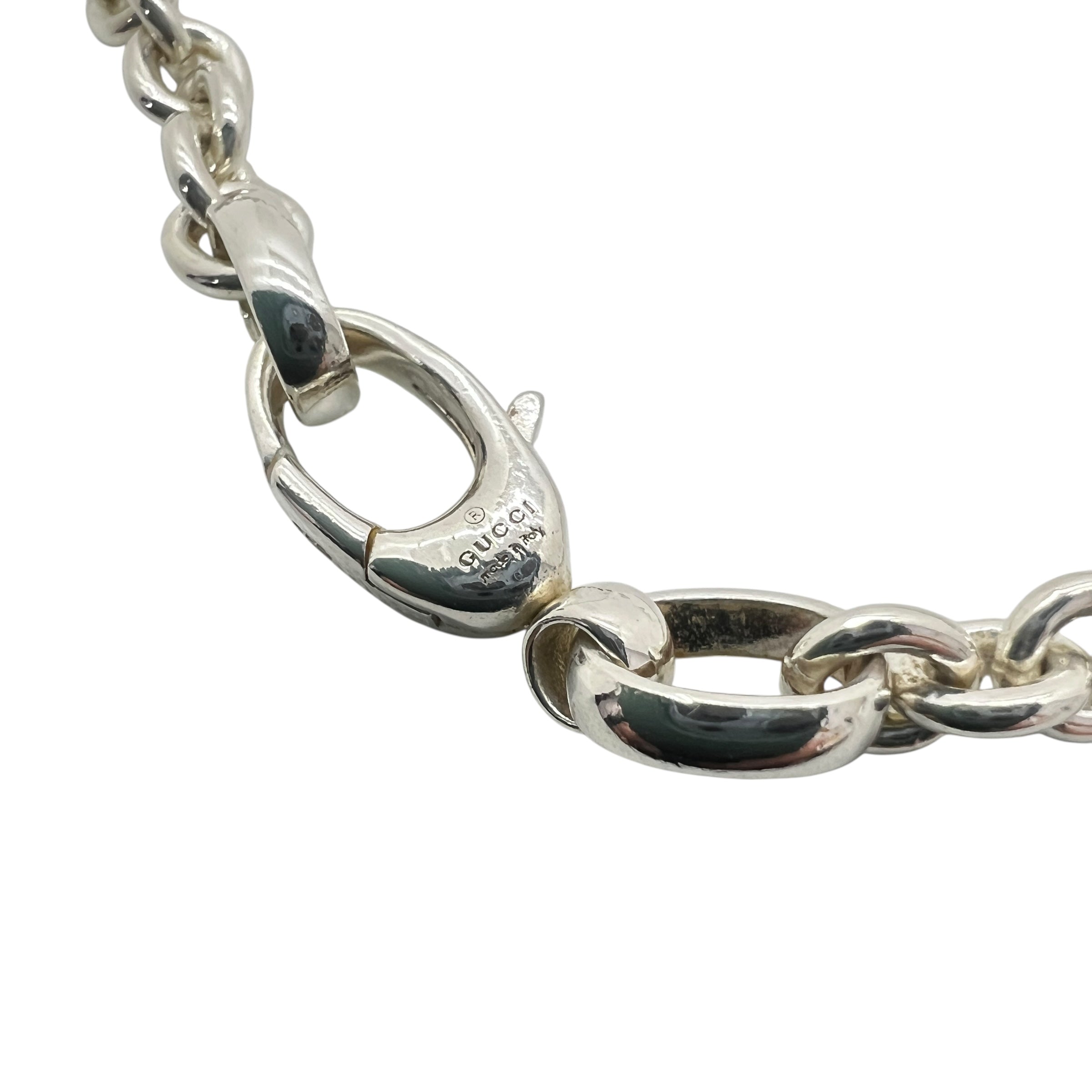 Interlocking GG Girocollo in argento