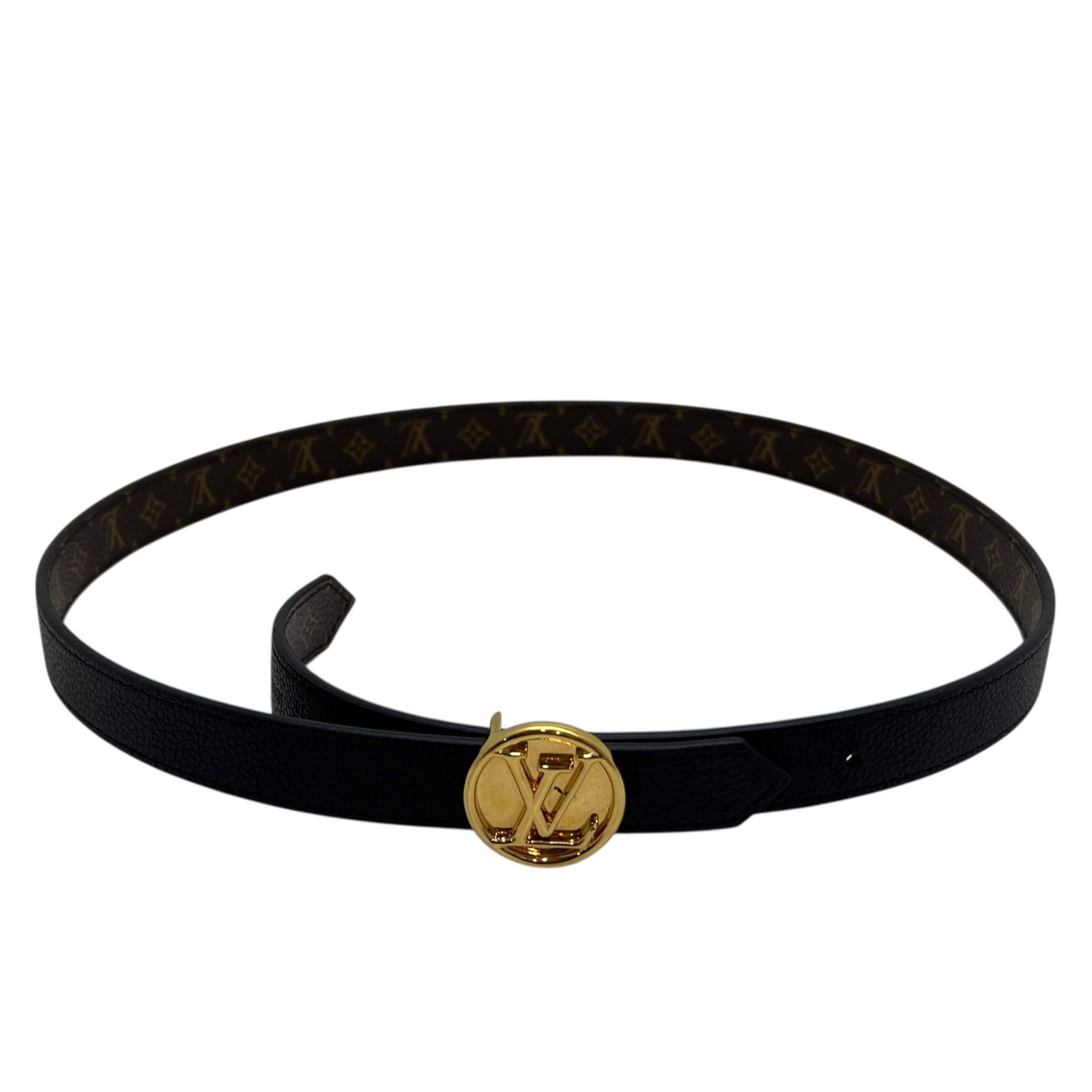 Cintura LV Circle 20mm reversibile taglia 75