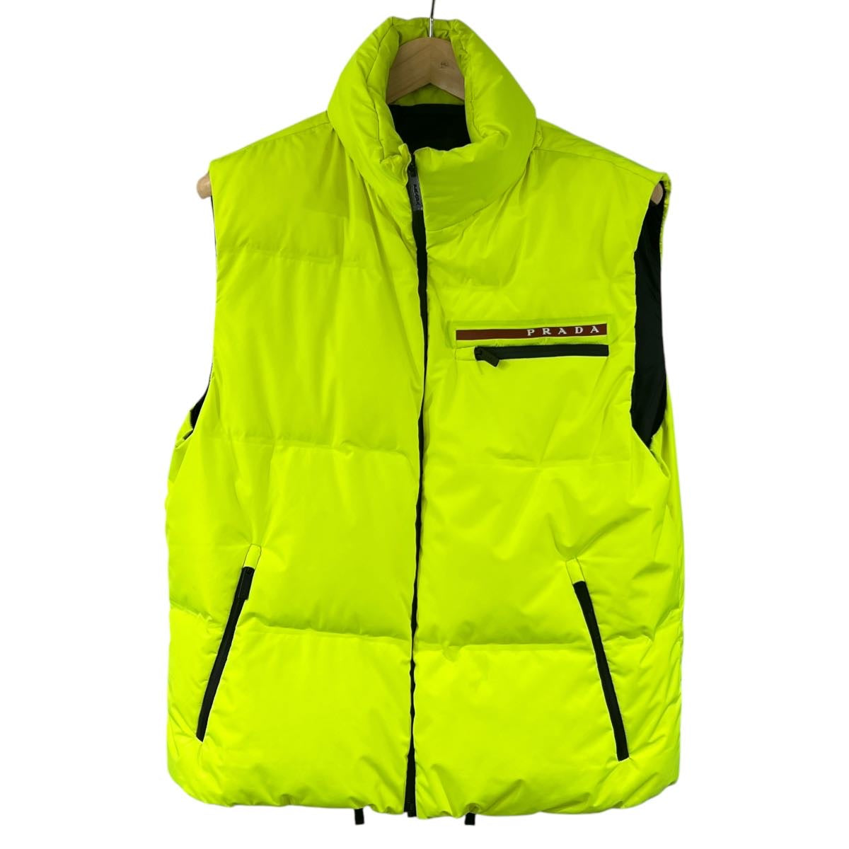 PRADA PIUMINO GILET IN RE-NYLON LIGHT TG L