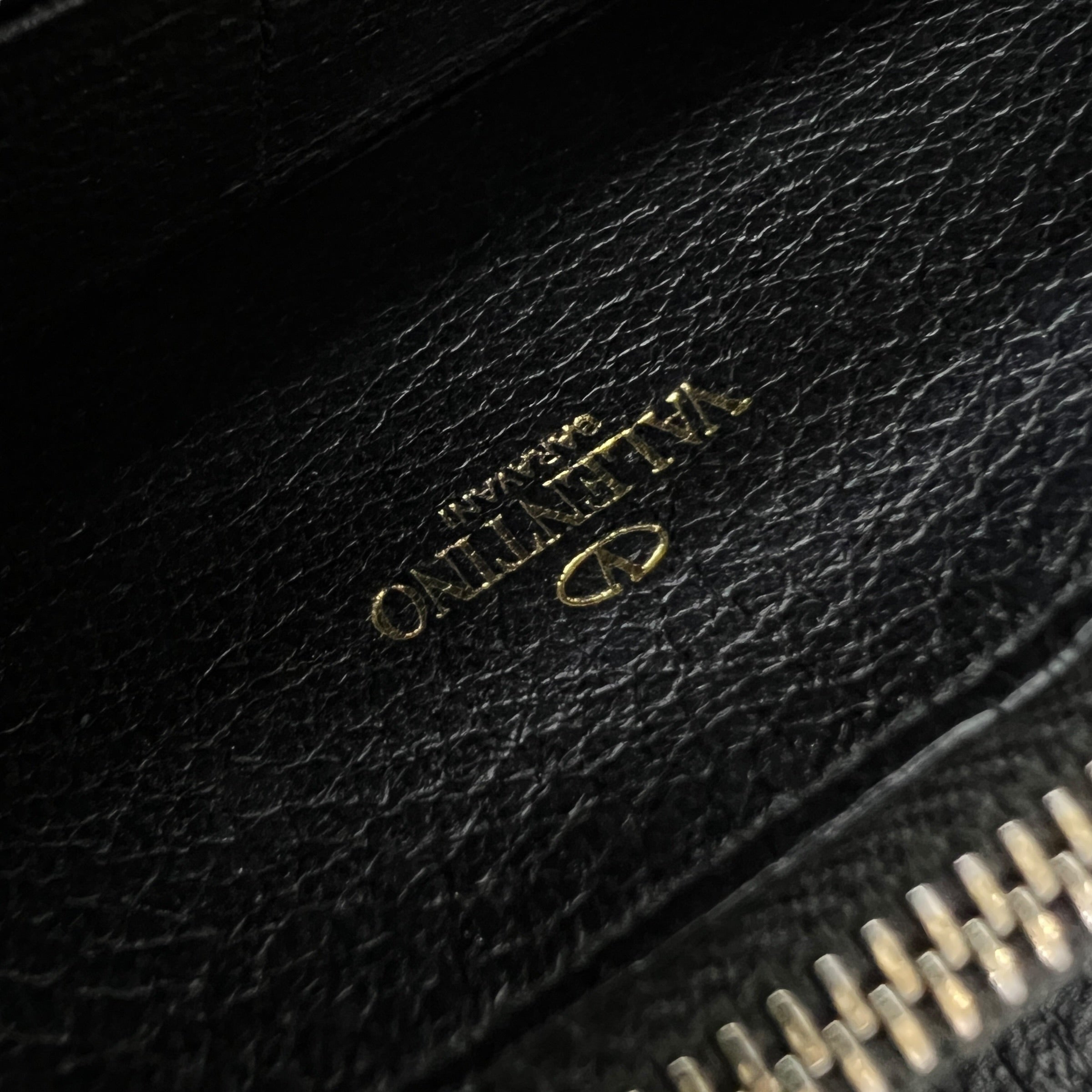 Portafoglio Rockstud in pelle