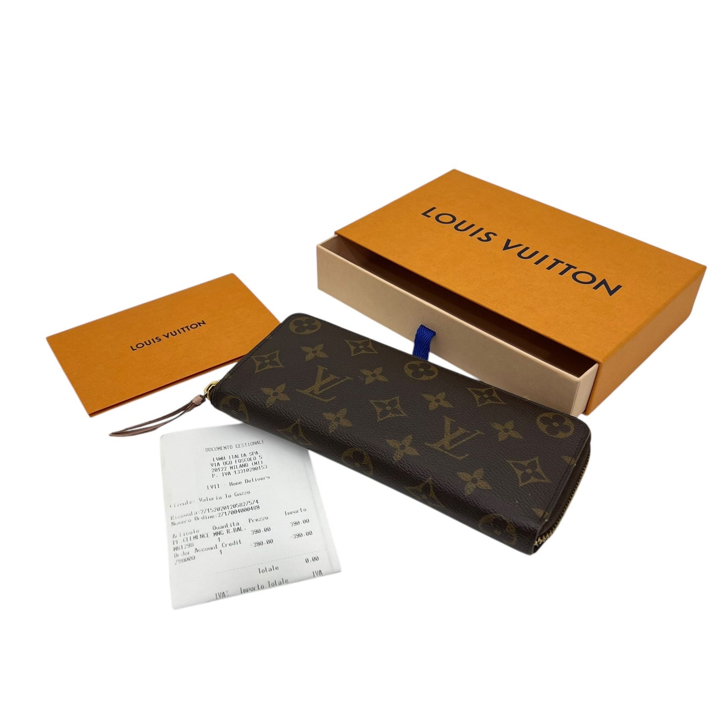 LOUIS VUITTON CLEMENCE PORTAFOGLIO LUNGO