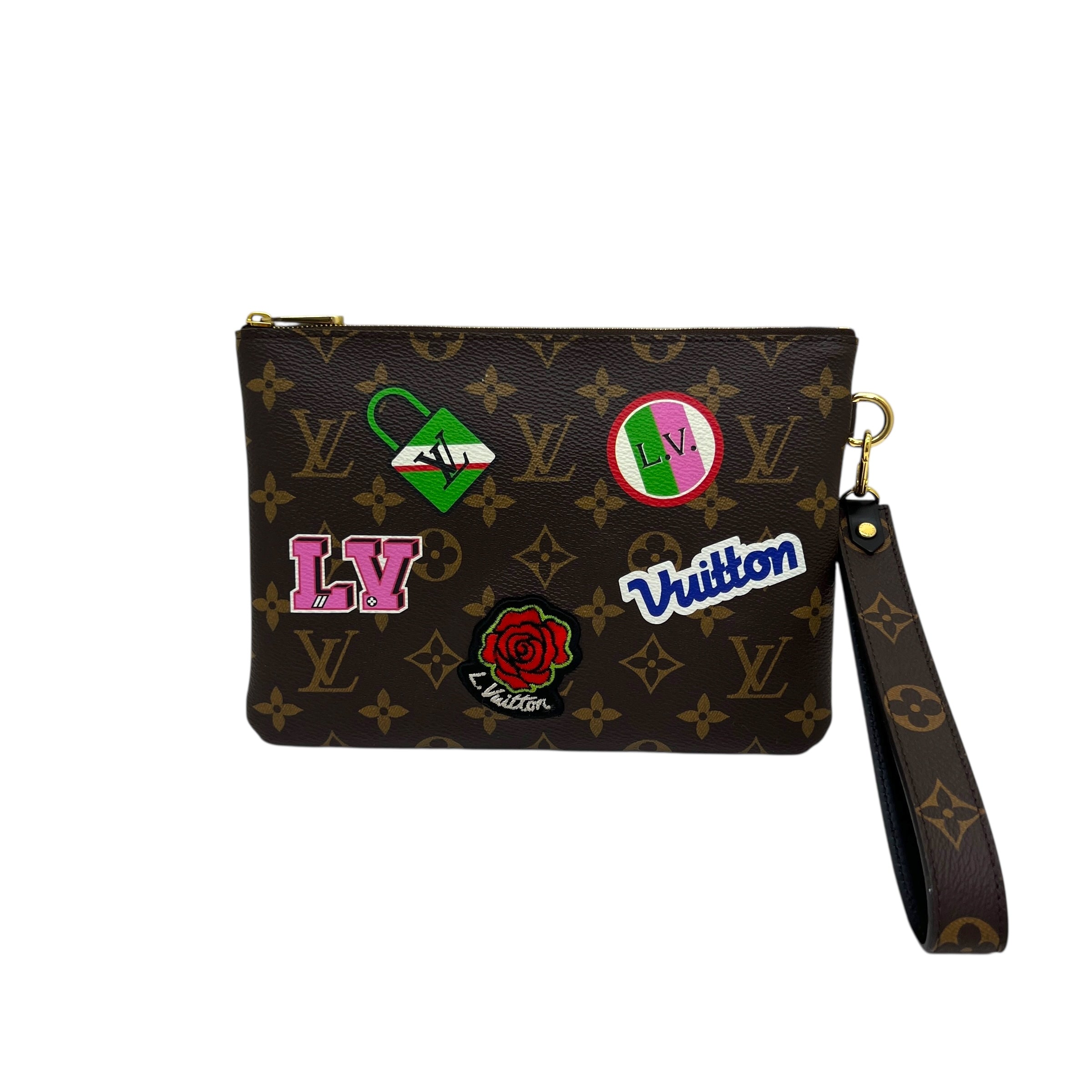 LOUIS VUITTON CITY POUCH CON PATCHES