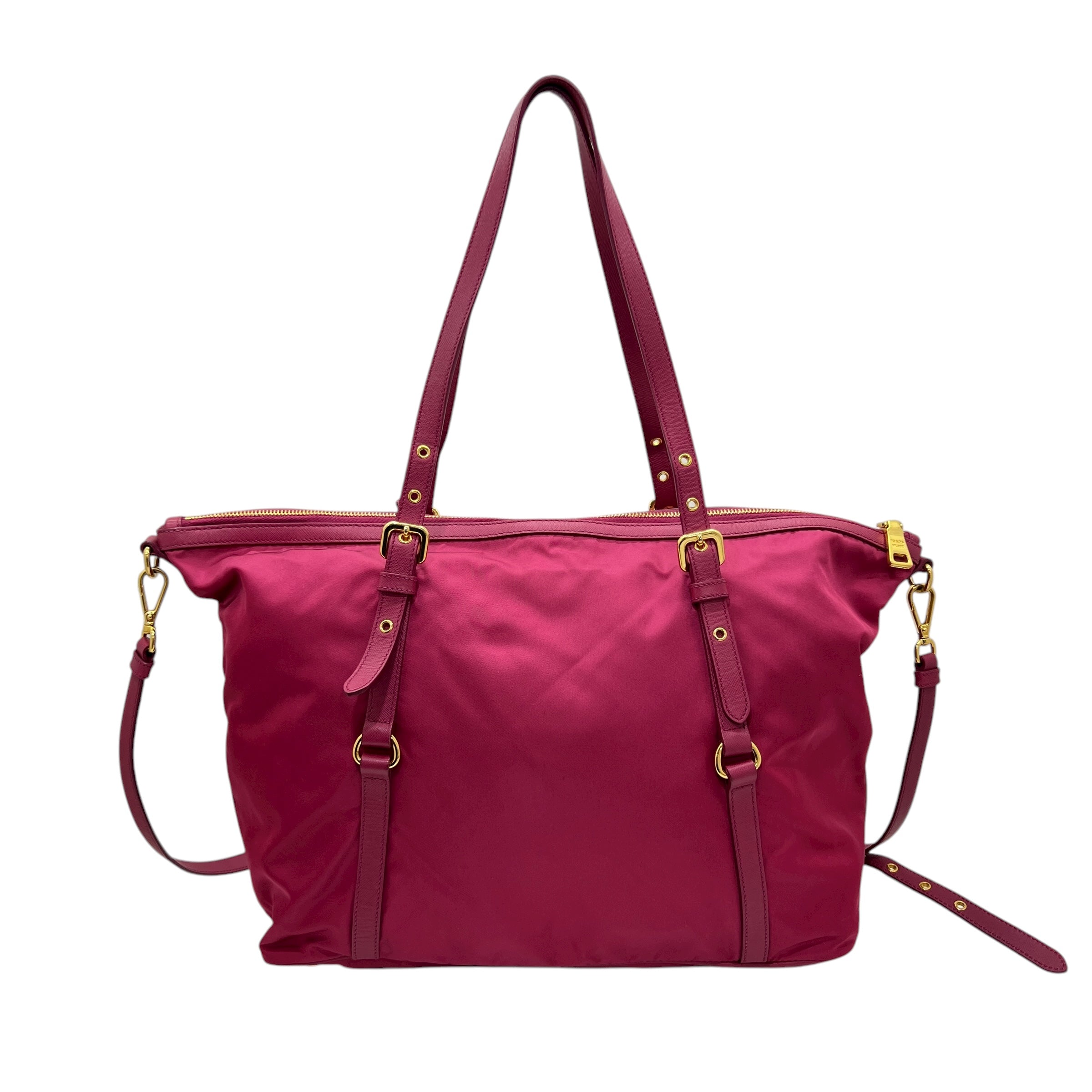 Borsa grande in Nylon e Saffiano