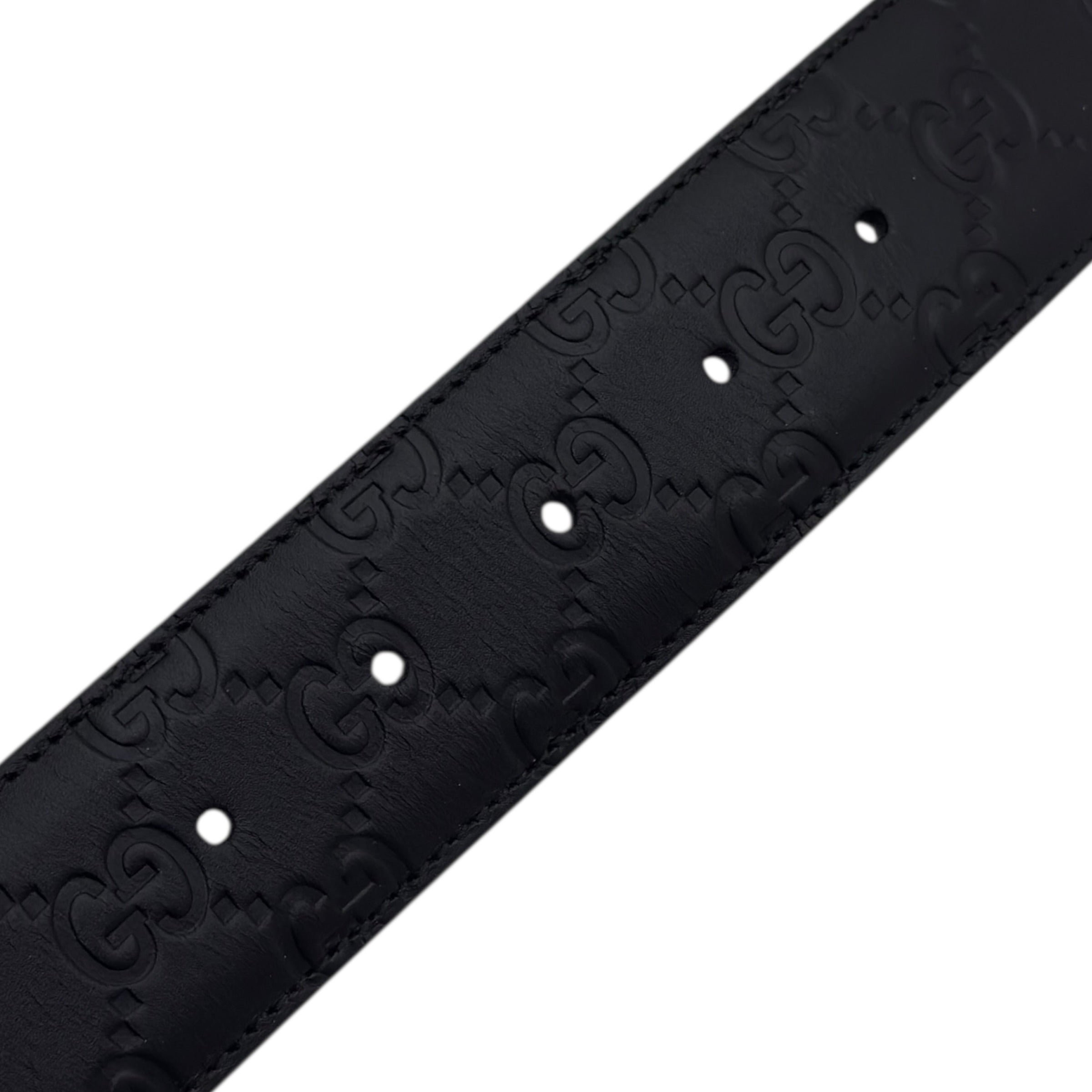 Cintura reversibile con fibbia incrocio GG taglia 80