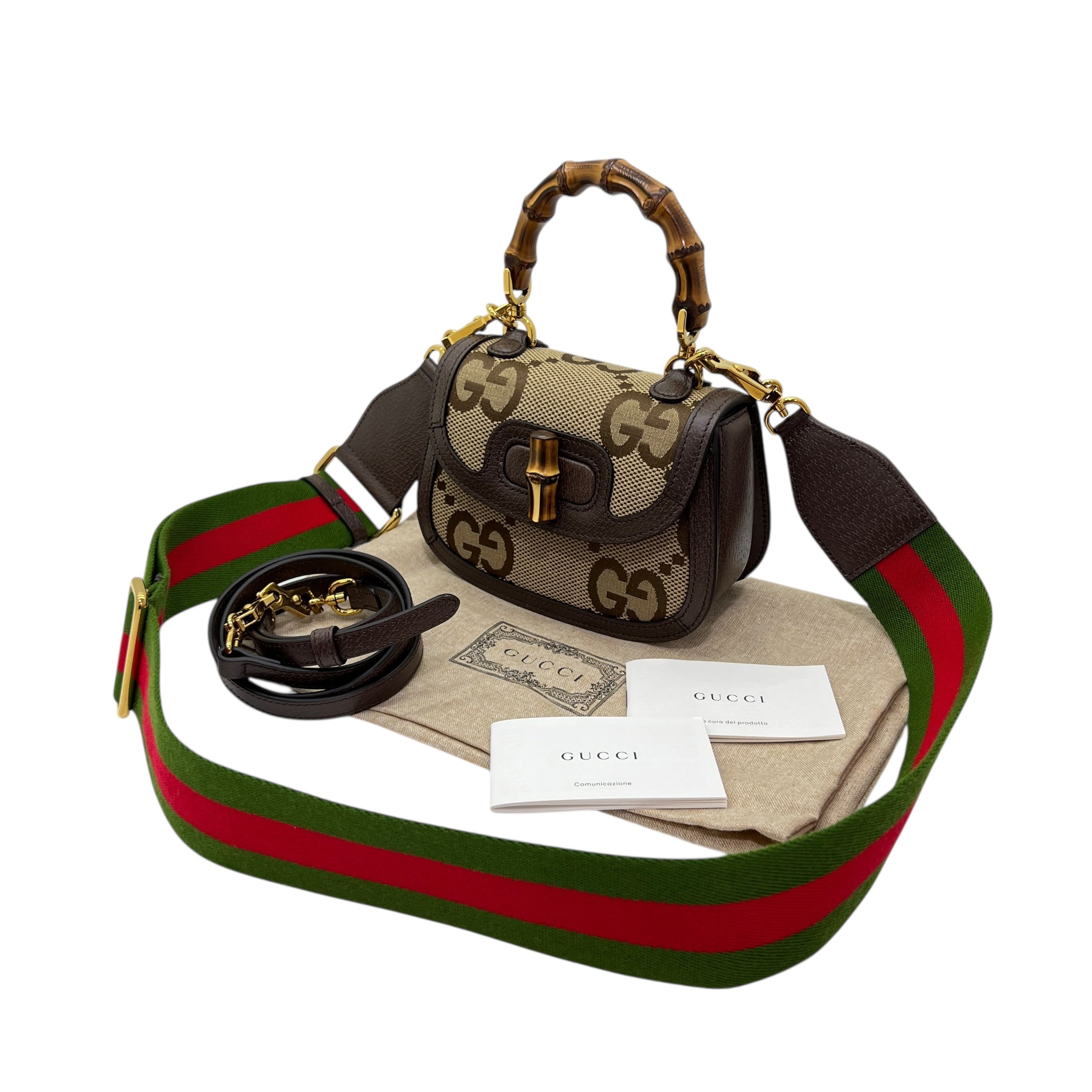 Mini Jumbo GG Bamboo (doppia tracolla)