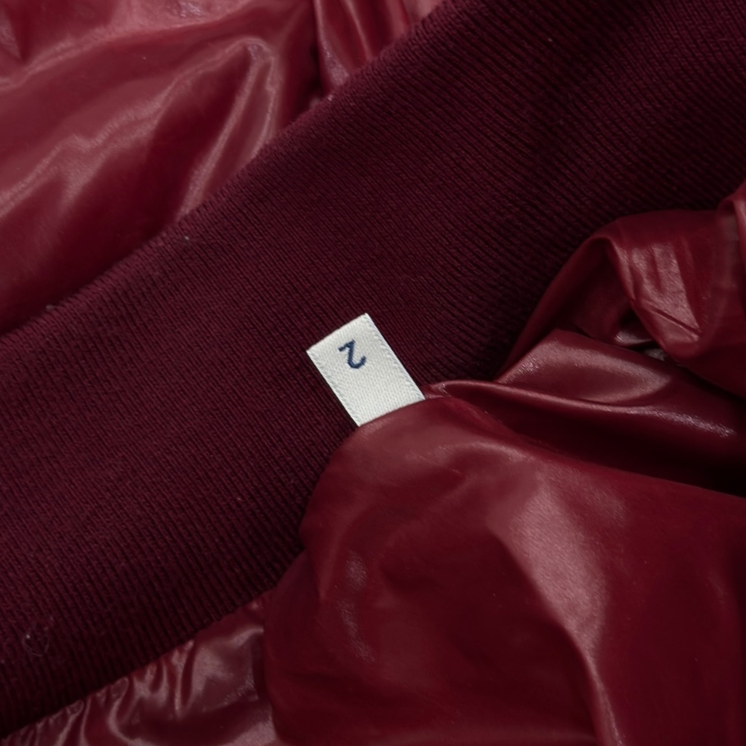 Piumino corto Maljasset con cappuccio taglia 2