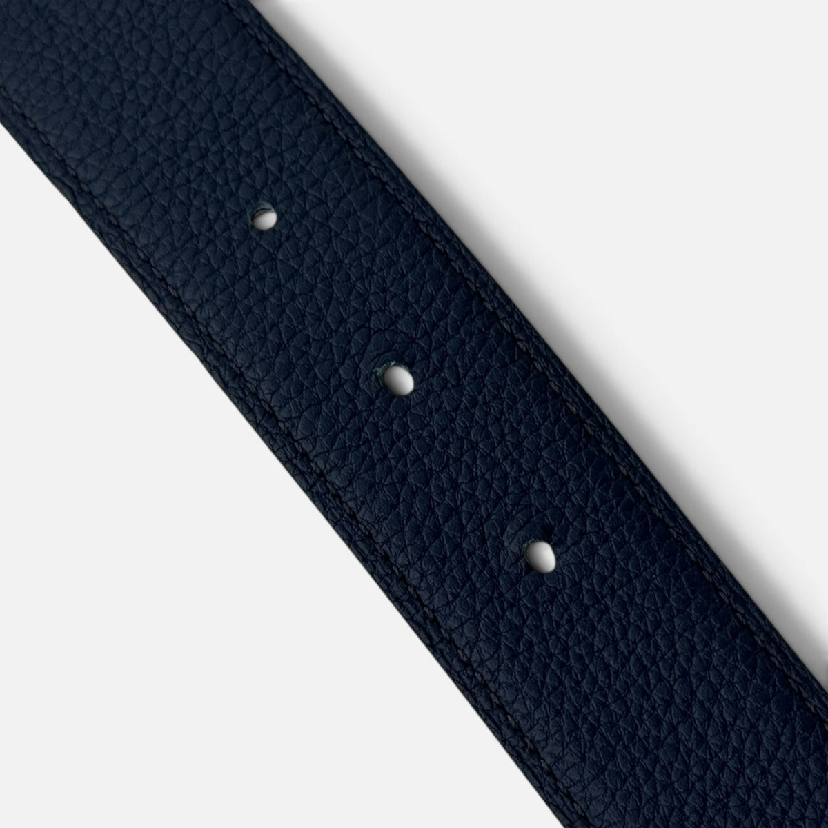 Fibbia H per cintura in pelle reversibile 32 mm taglia 110