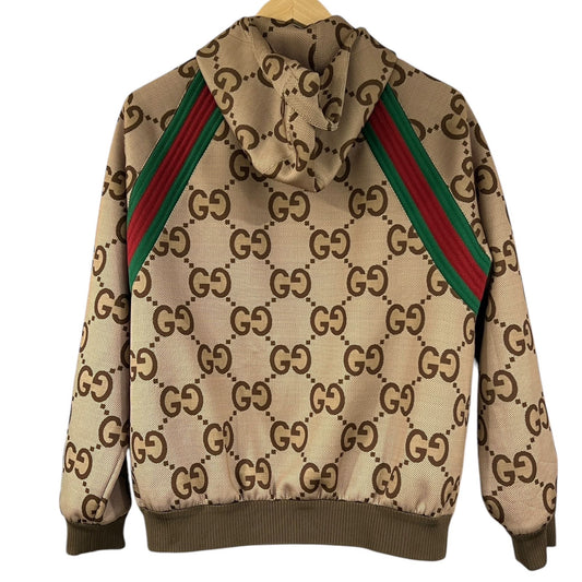 GUCCI GIACCA JUMBO GG CON ZIP TG XS (VESTE M)